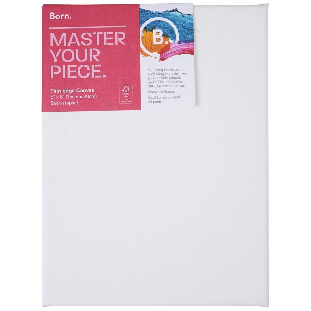 1 Born Thin Canvas 6 x 8", 1 of 4