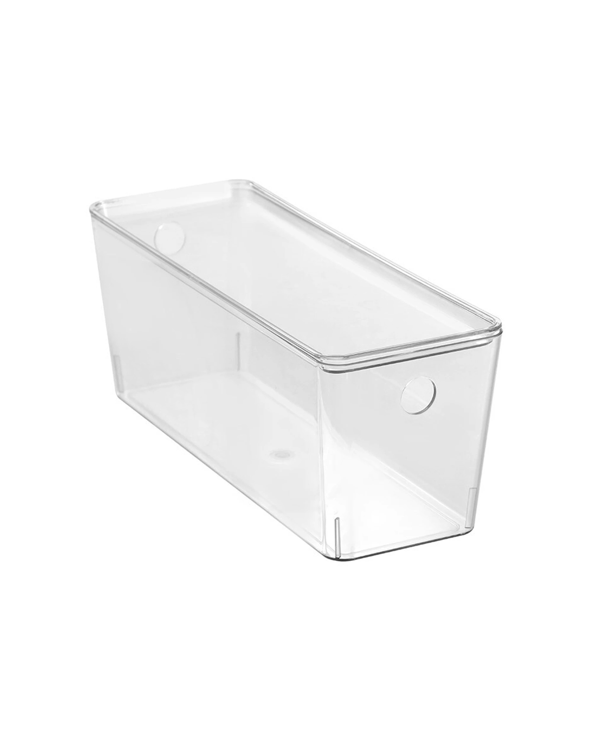 4 Boxsweden 4PK Crystal Tidy Box Container With Lid 5L 35cm Lidded Storage
 - plain, 4 of 6