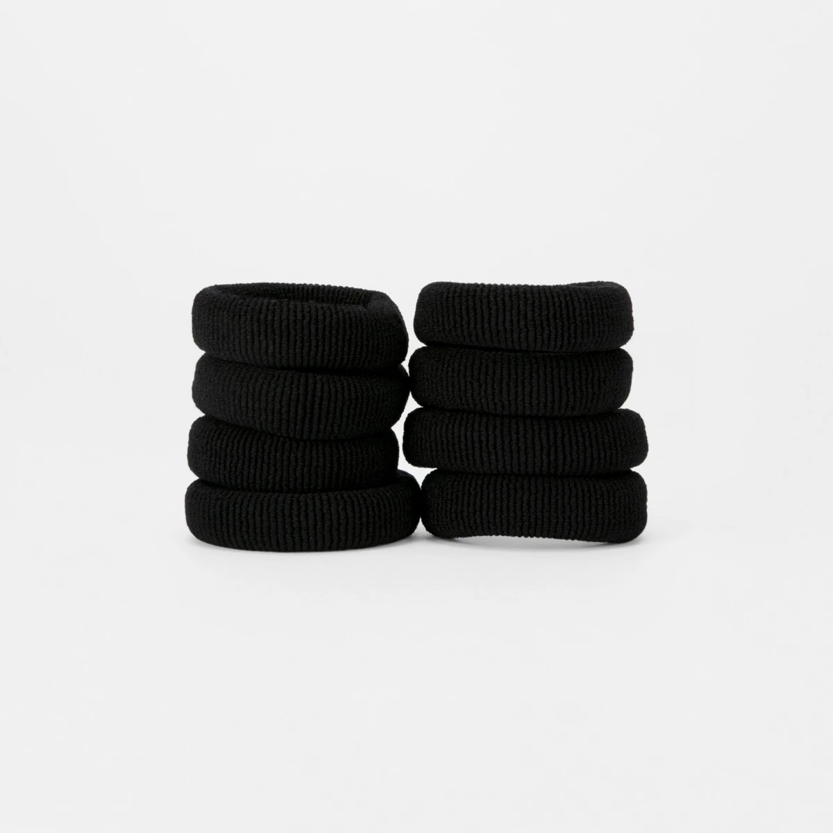 2 OXX Haircare 8 Pack Ponytailers - Black, Extra Large Thick, 2 of 5