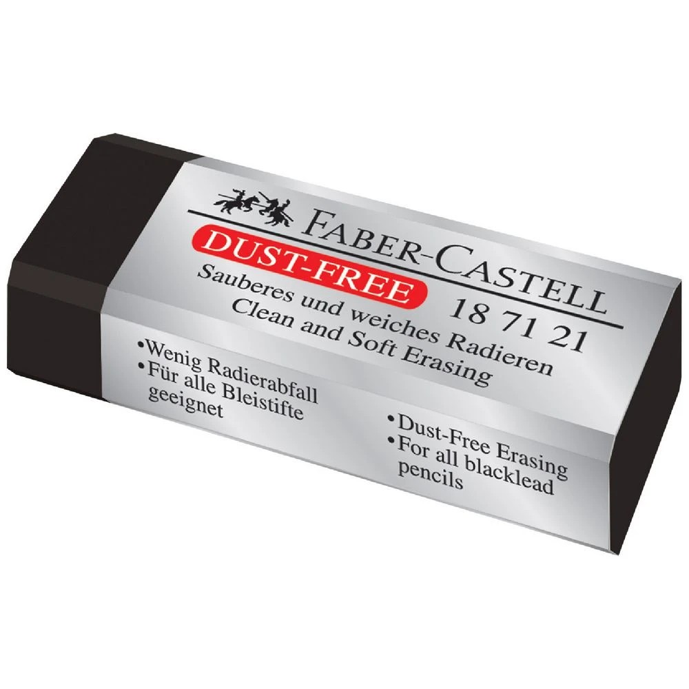 1 Faber-Castell Dust Free Eraser Black, 1 of 1