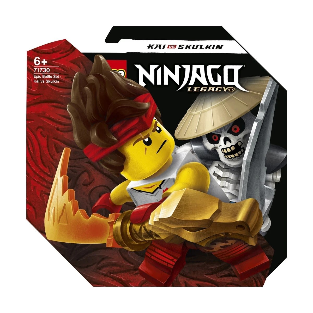 1 LEGO NINJAGO Epic Battle Set Kai vs. Skulkin 71730, 1 of 10