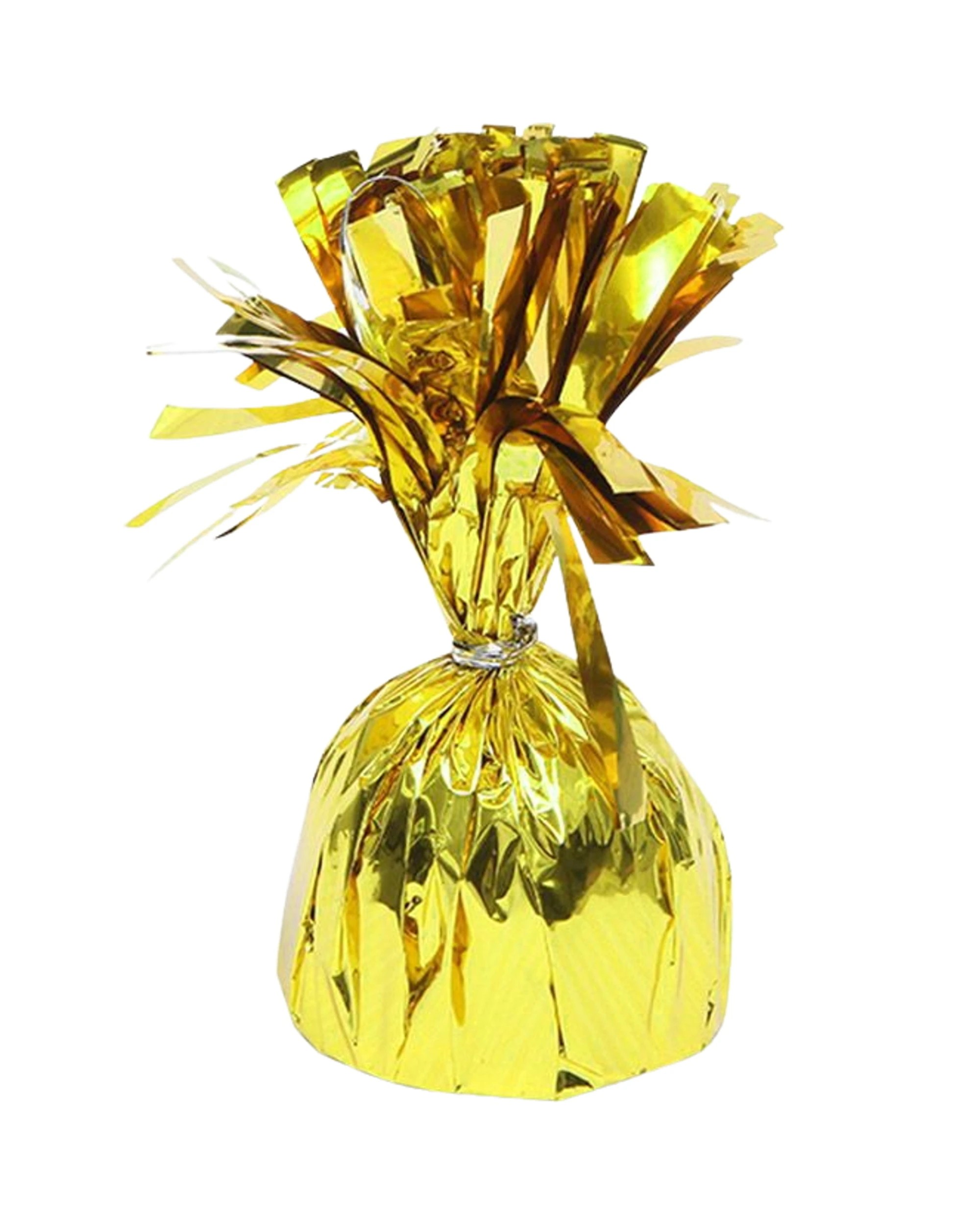 1 Partyrama Metallic Gold Foil Balloon Weight 11cm - Gold, 1 of 1