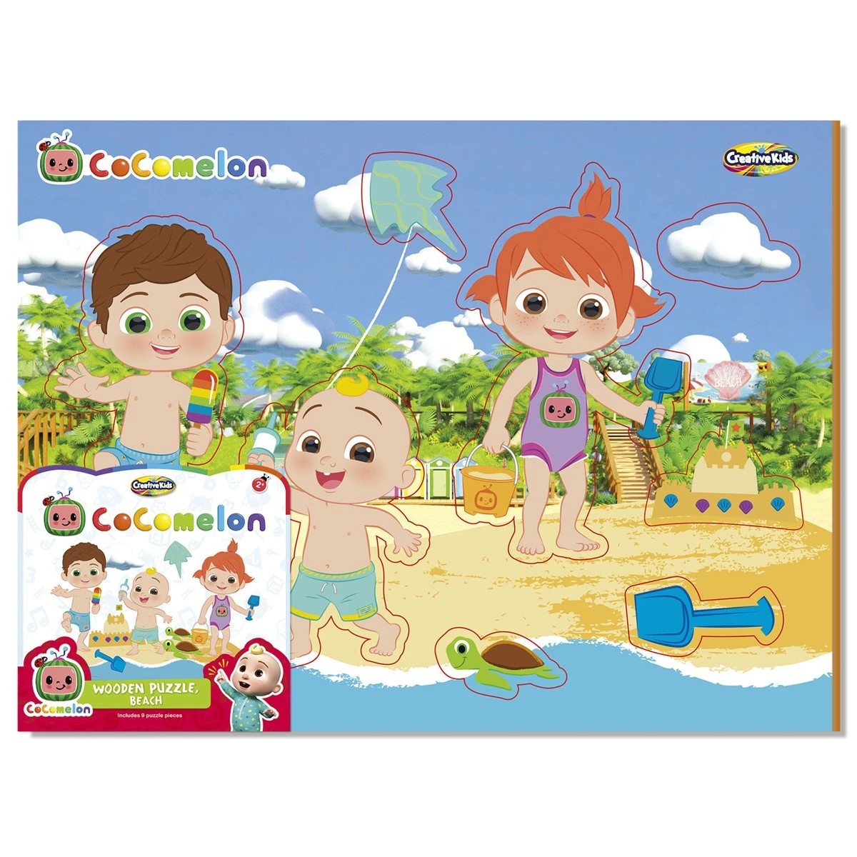 1 CoComelon Cocomelon Starter Puzzles - Beach, 1 of 1