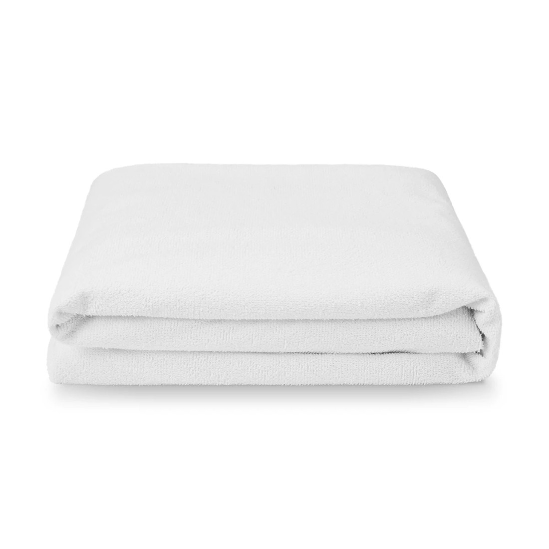 2 Waterproof Fitted Mattress Protector - Queen Bed, White, 2 of 4