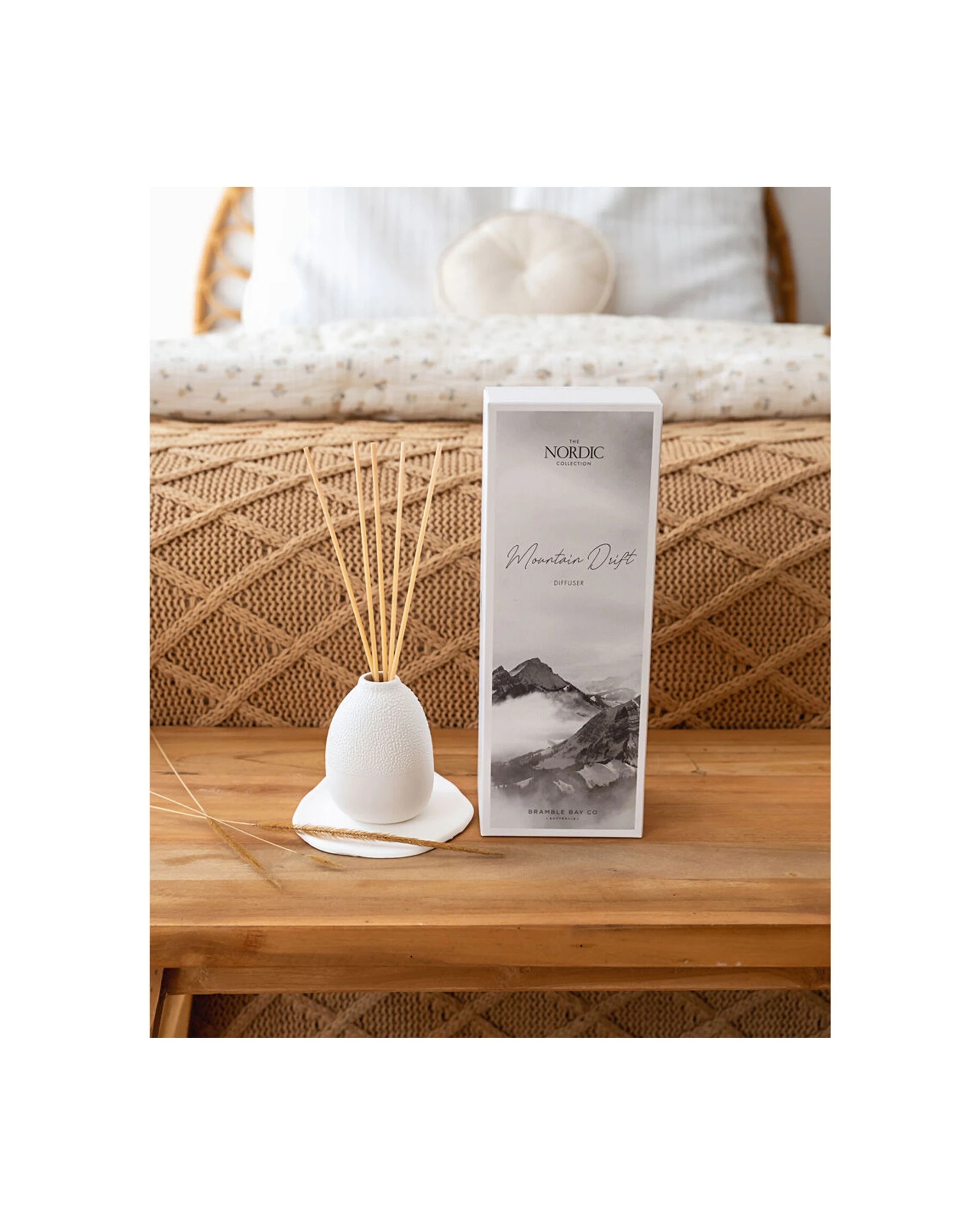 3 Bramble Bay Nordic Mountain Drift Diffuser Scented Home Fragrance 180ml - White, 3 of 6