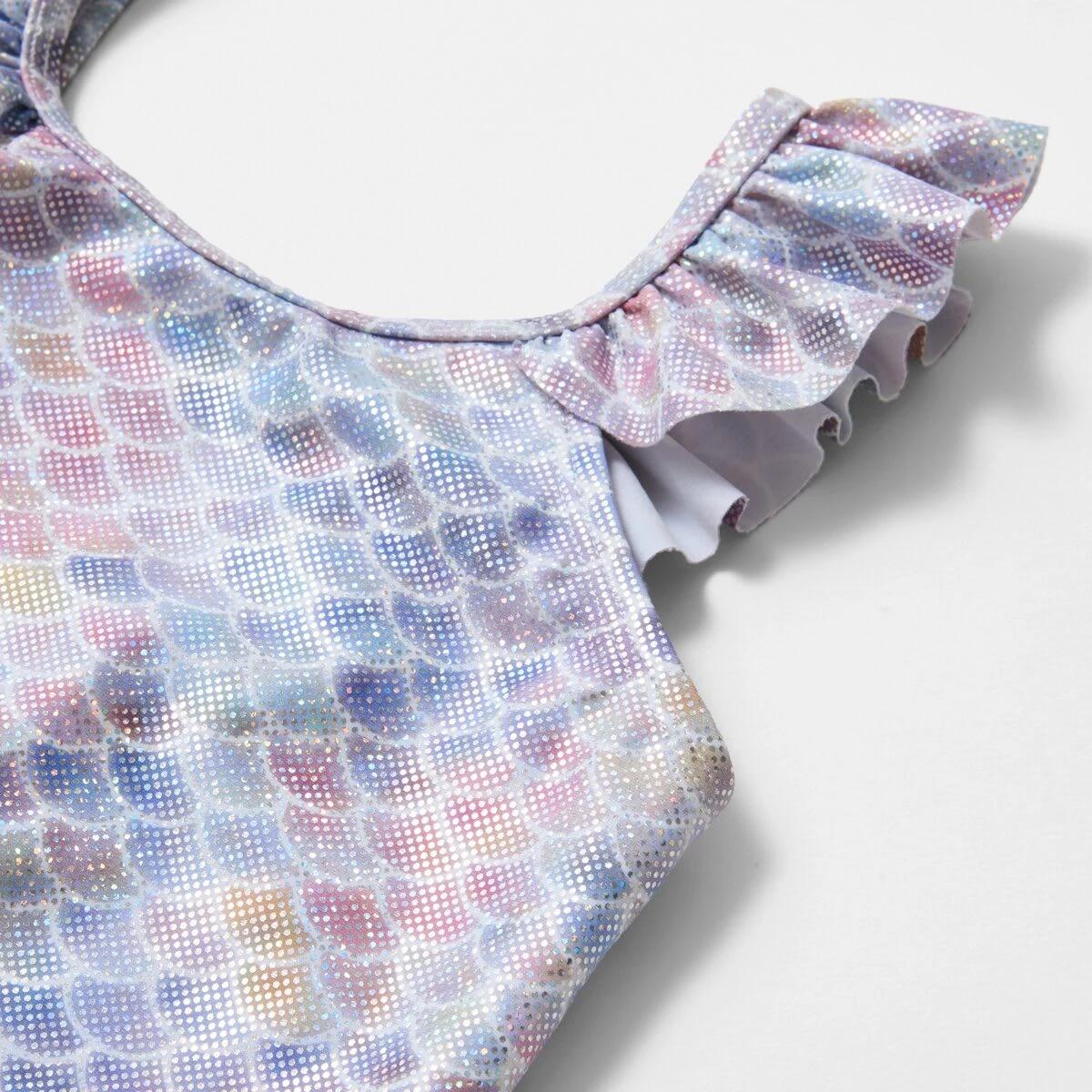 7 One Piece Swimsuit MERMAID SCALES, 7 of 8