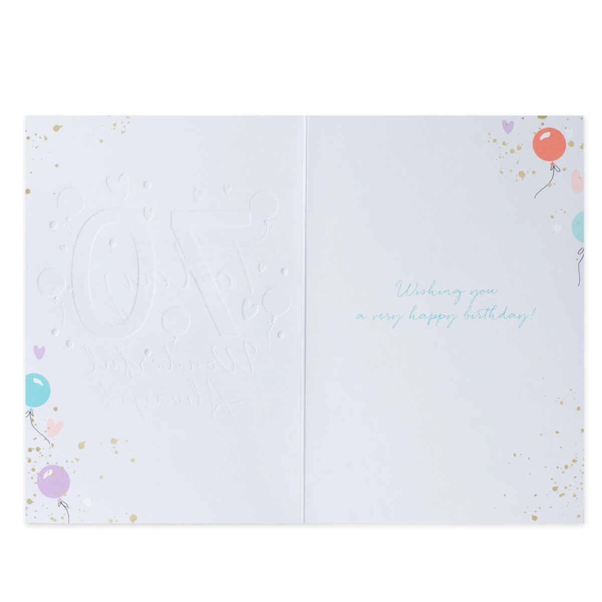 2 Connections from Hallmark 70th Birthday Card - Wonderful Always, 2 of 3