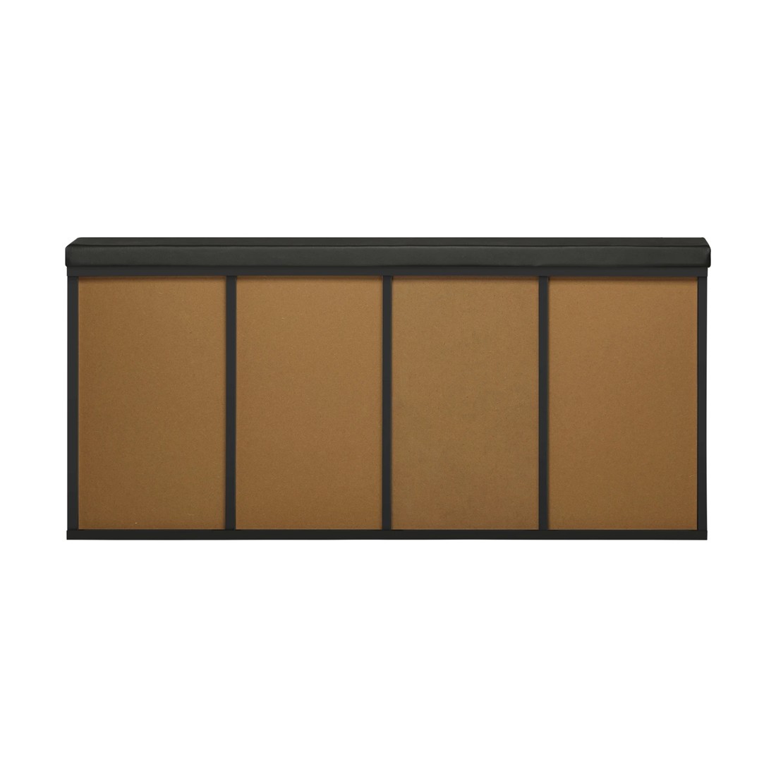 6 Oikiture Shoe Cabinet Bench Shoe Storage Rack Pu Padded Seat Organiser Cupboard
 - Black, 6 of 7