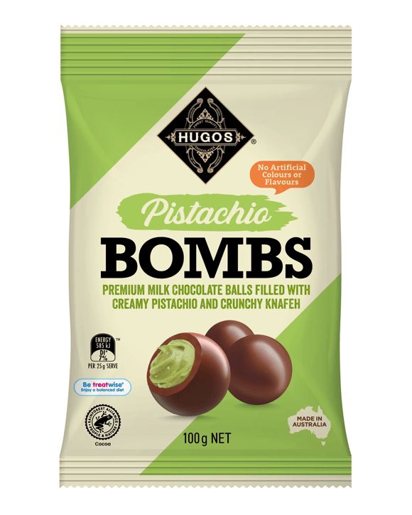 Hugos Pistachio Bombs 100g