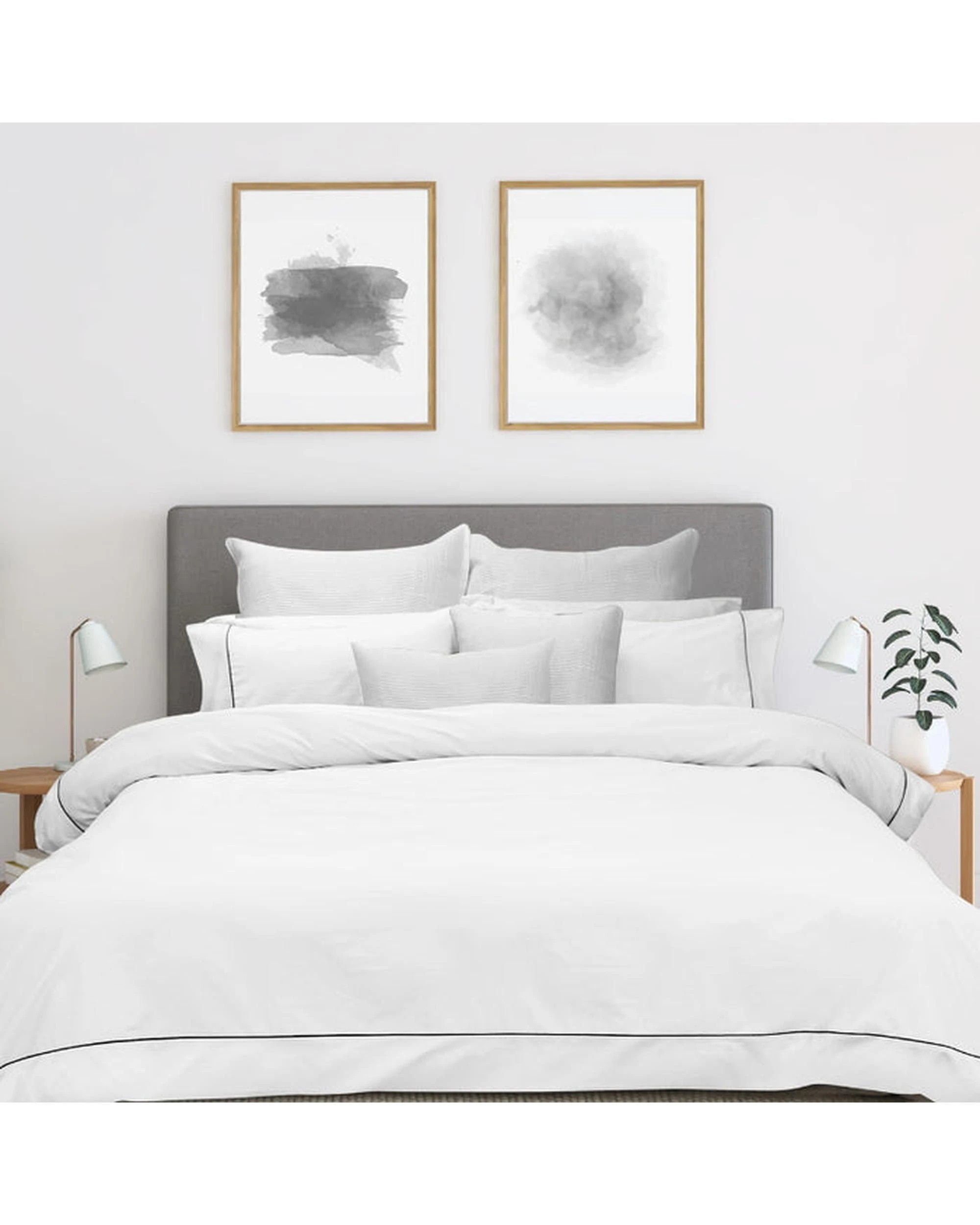 2 Bas Phillips New York Quilt Cover Set - Queen Bed - White, 2 of 4