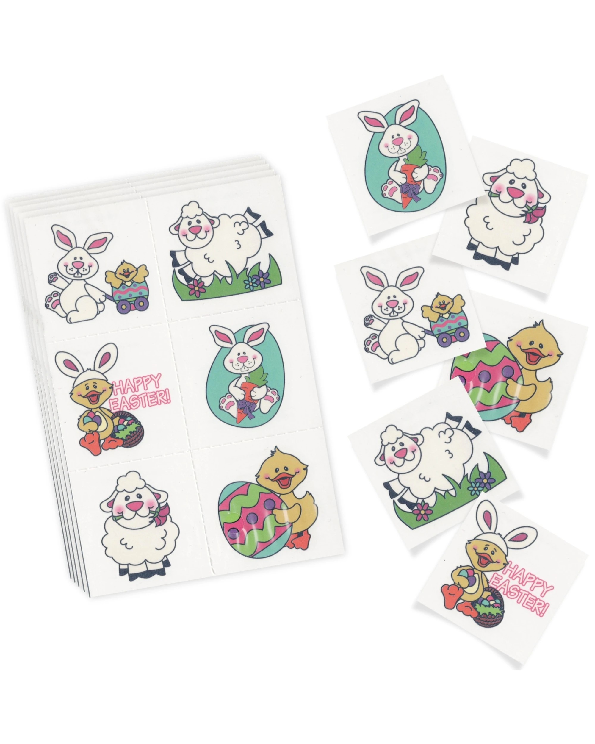 1 Partyrama Easter Tattoos Pack of 36, 1 of 4
