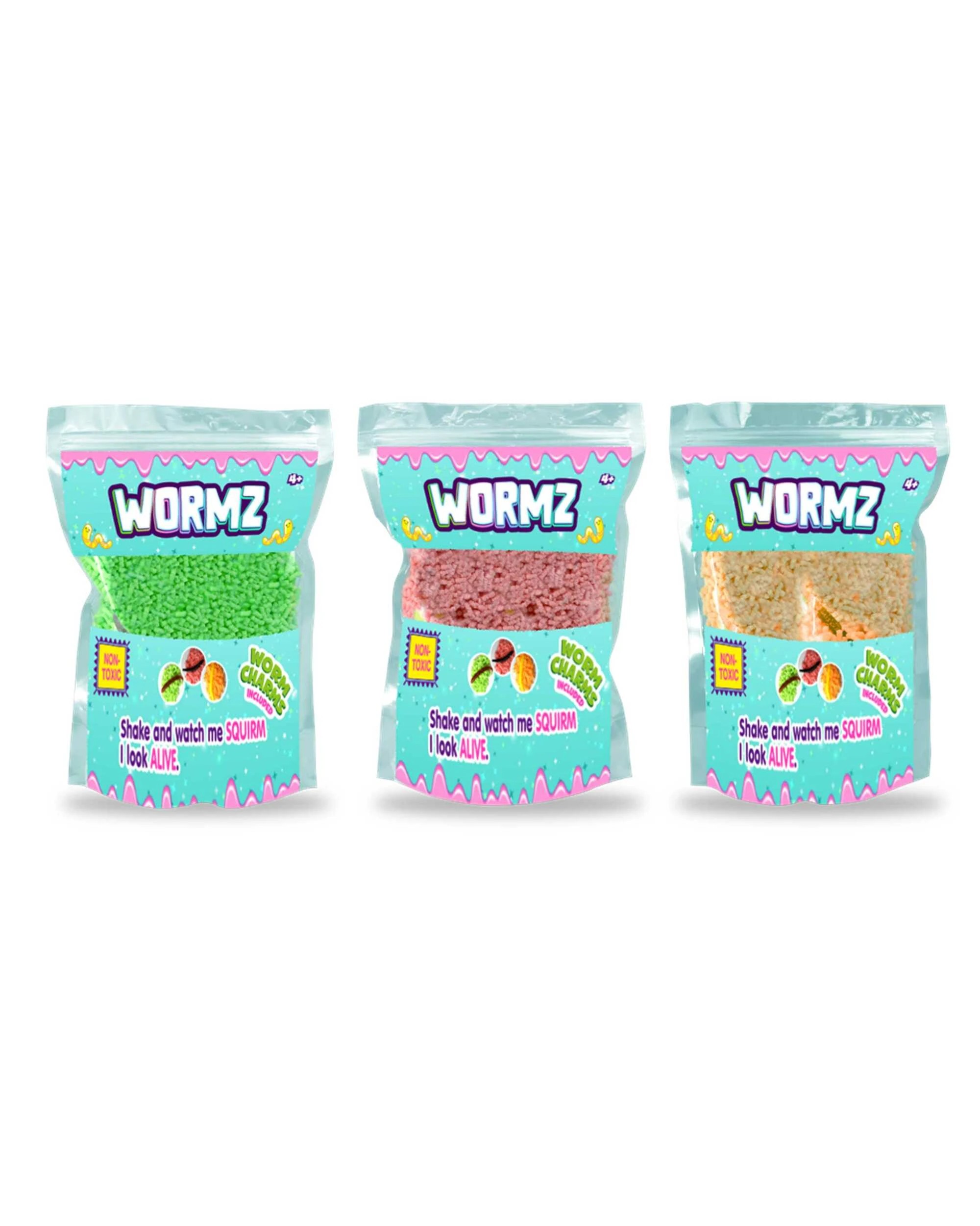 1 Brand Licensing Group WORMZ in a Bag - 3 Asst, 1 of 1