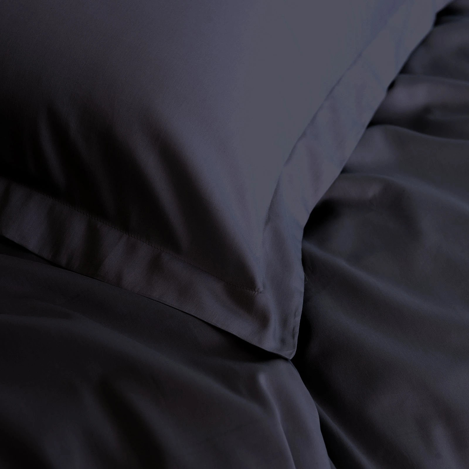 4 Royal Comfort 1000TC Balmain Hotel Grade Bamboo Cotton Sheets Pillowcases Set - King Bed - Charcoal, 4 of 4