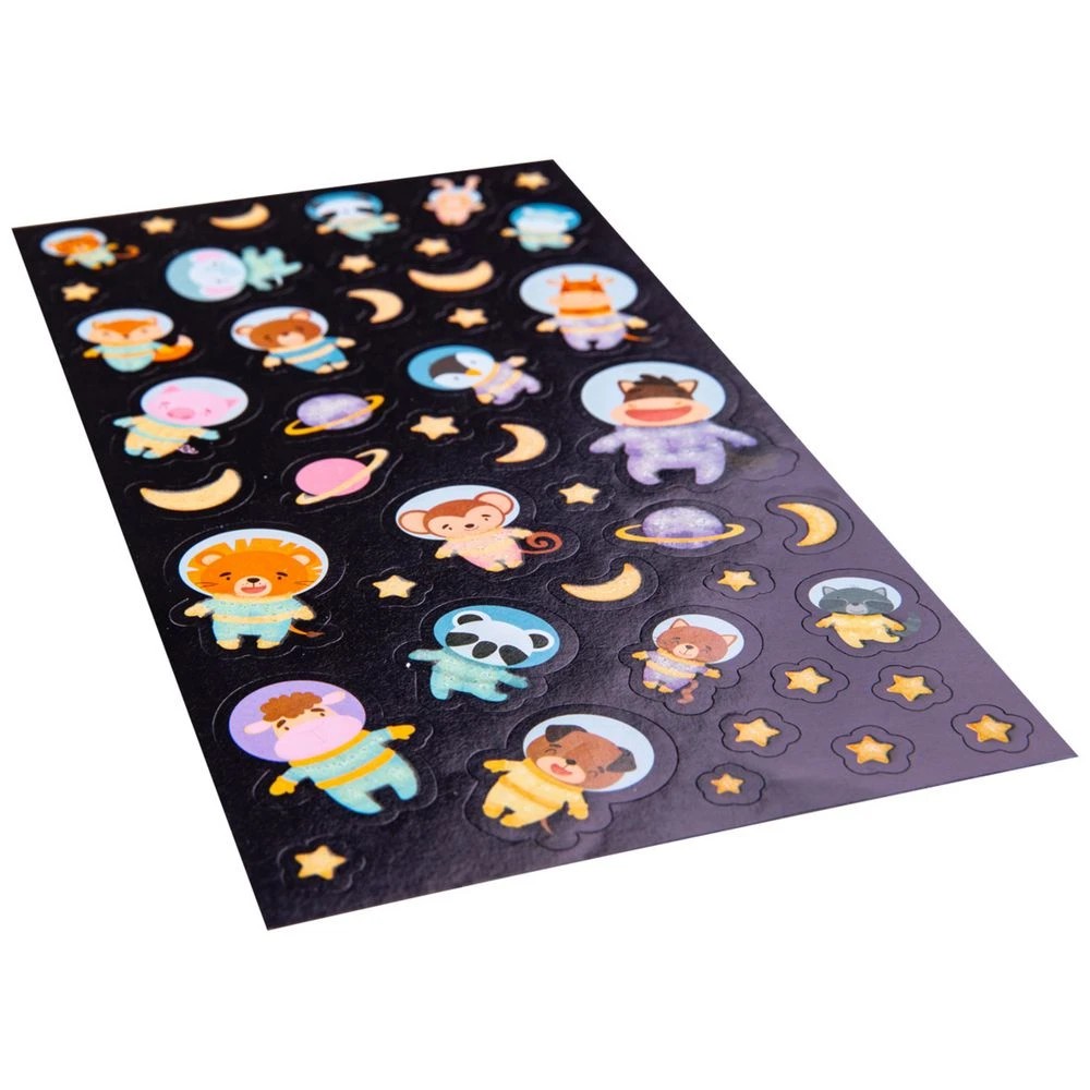 3 Learning Can Be Fun Cosmic Critters Glow in the Dark Stickers, 3 of 3