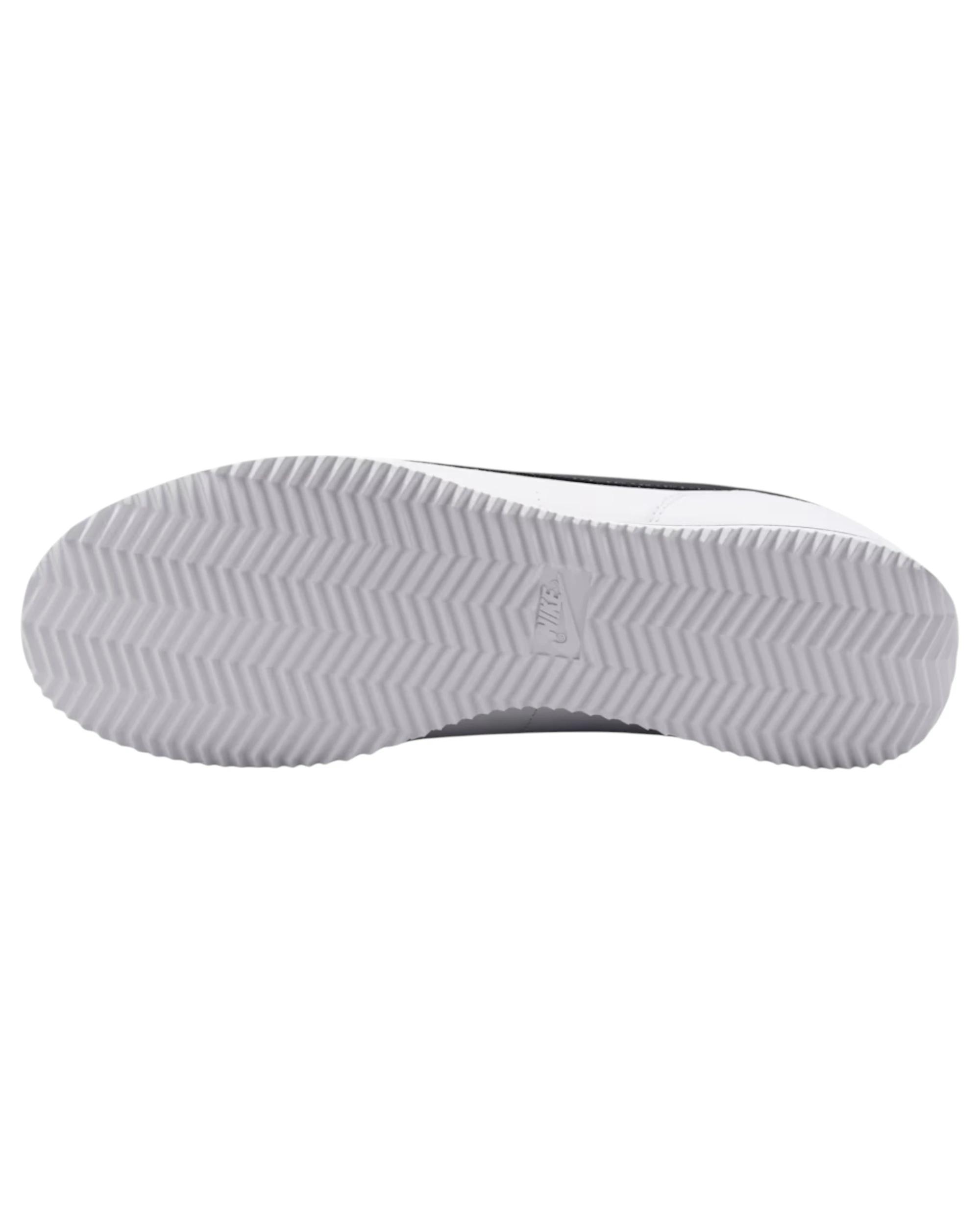 2 Nike Mens Cortez Leather Athletic Shoes WHITE/BLACK, 2 of 8