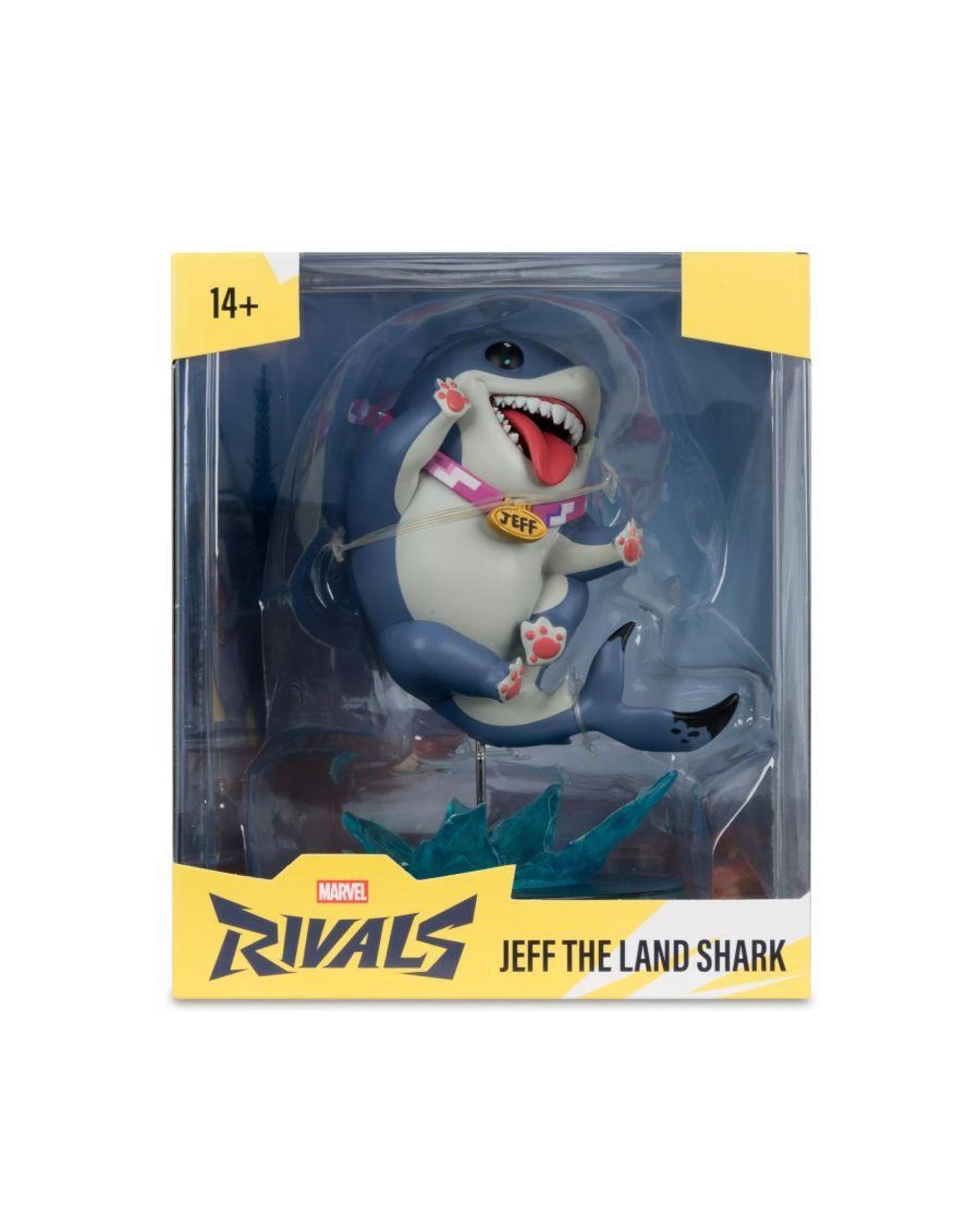 1 McFarlane Marvel Rivals Jeff the Landshark 1:10th Scale Figure, 1 of 9