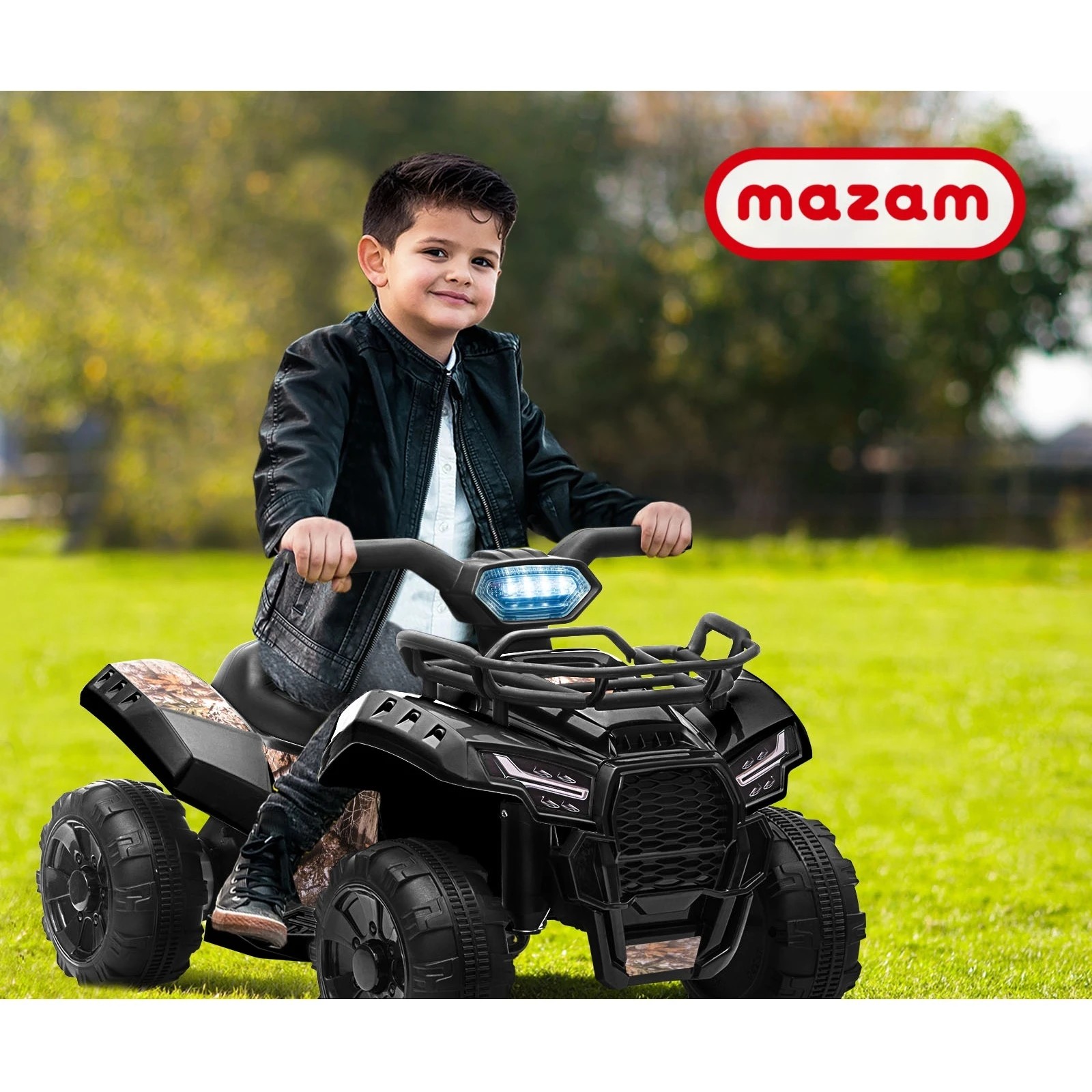 7 Mazam Ride On Car Electric Atv Bike Vehicle For Toddlers Kids Rechargeable
 - Black, 7 of 10