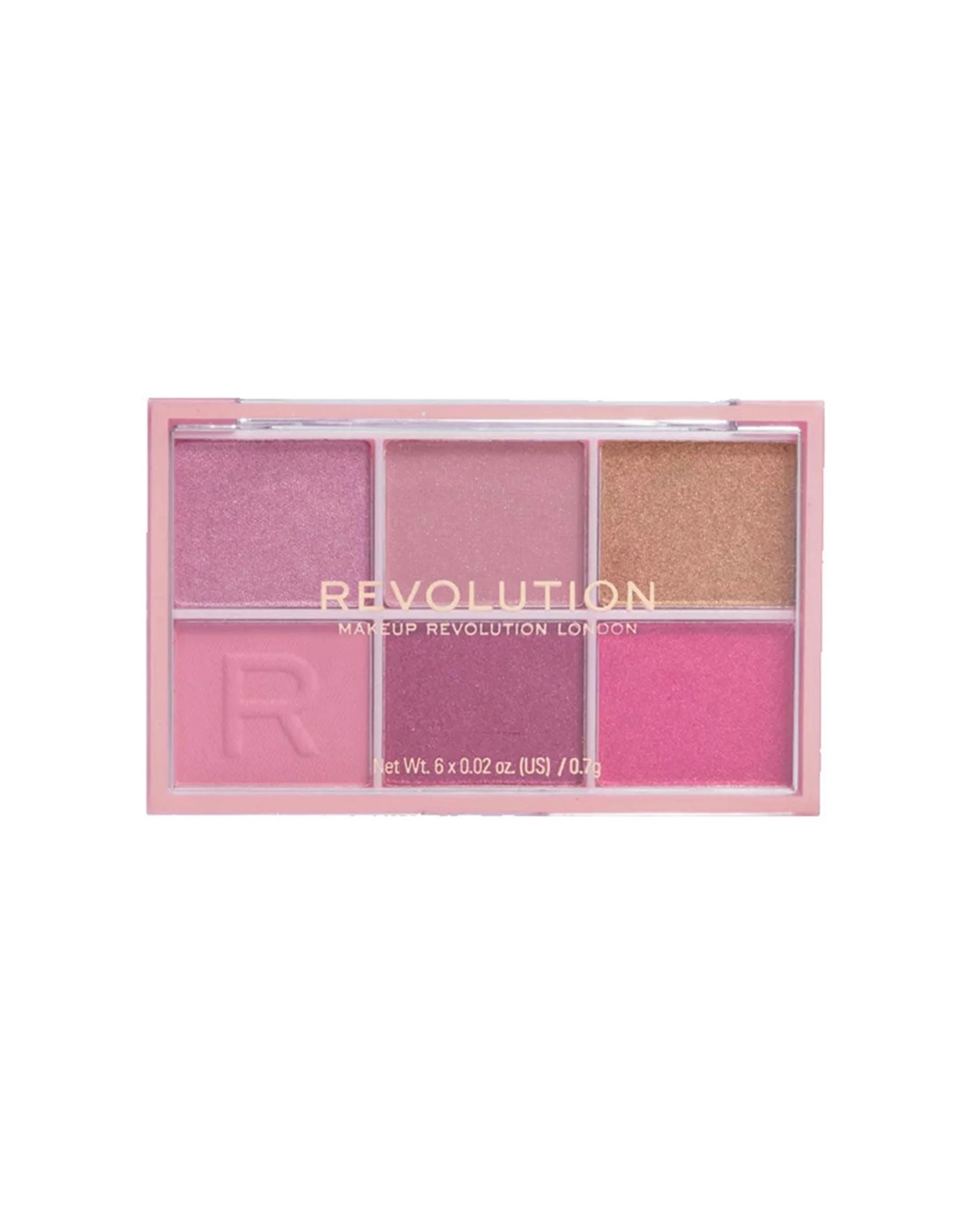 1 Revolution Beauty Mini Colour Reloaded Eye Shadow Palette Heartbreaker Pink, 1 of 1