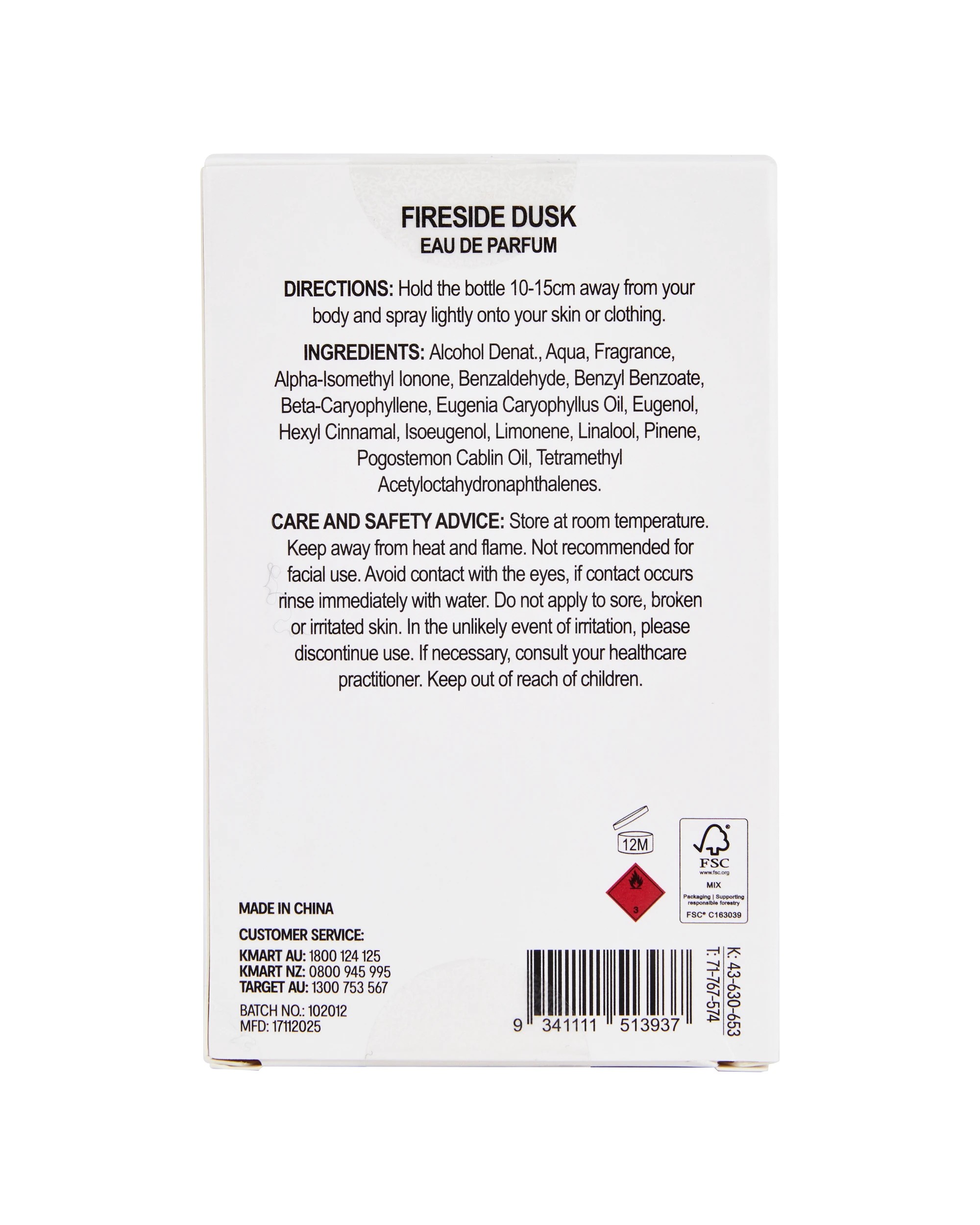 6 OXX Fragrance Fireside Dusk Eau De Parfum 50ml, 6 of 6