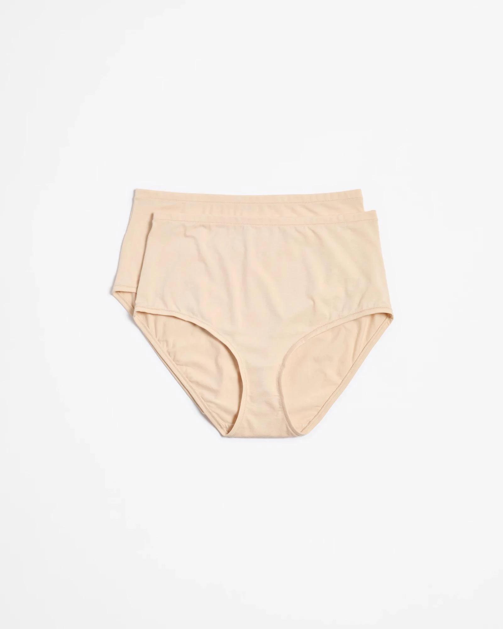 1 Target Woman 2 Pack Bamboo Full Briefs BARE BEAUTY, 1 of 8