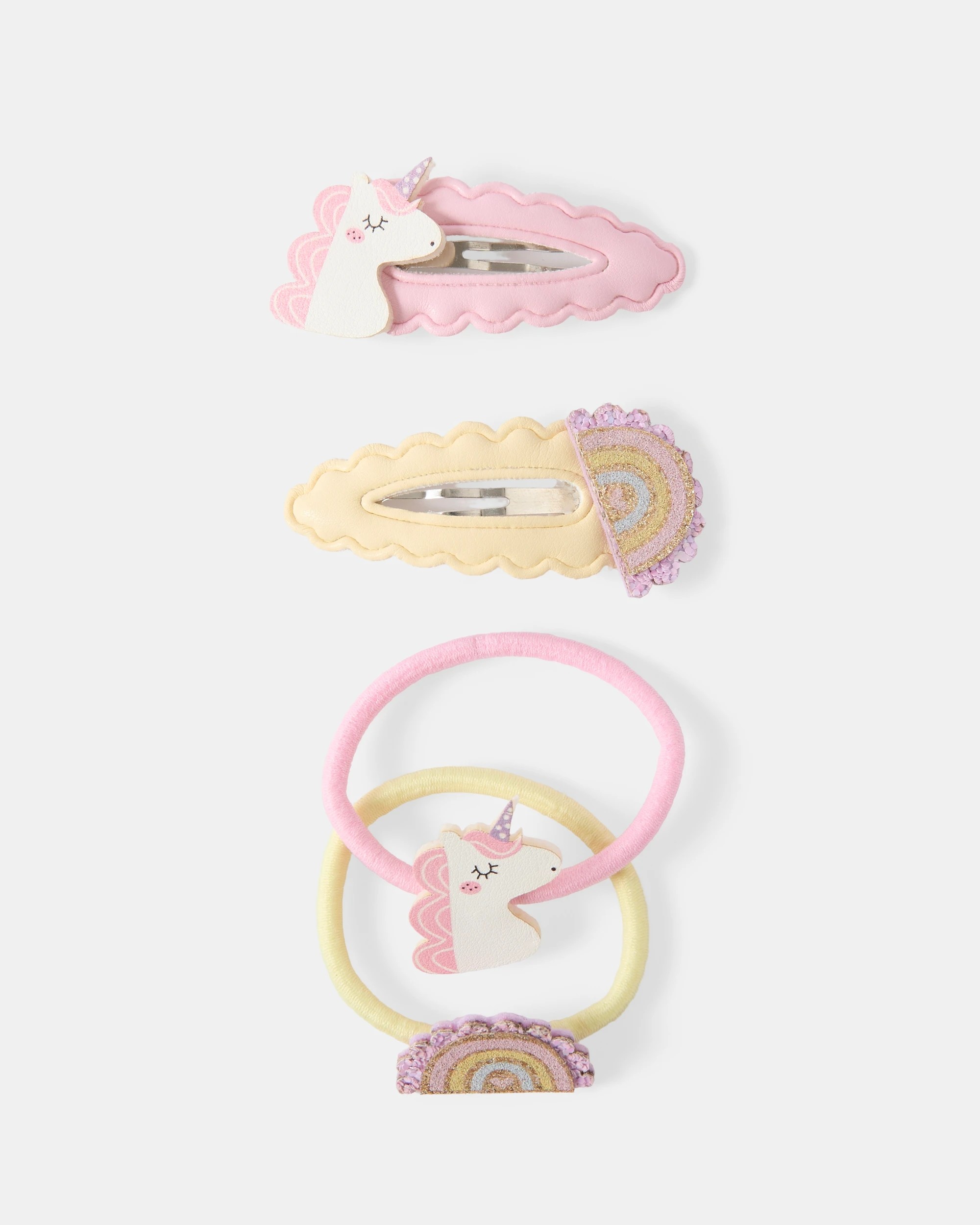 1 4 Piece Unicorn Hair Set, 1 of 3