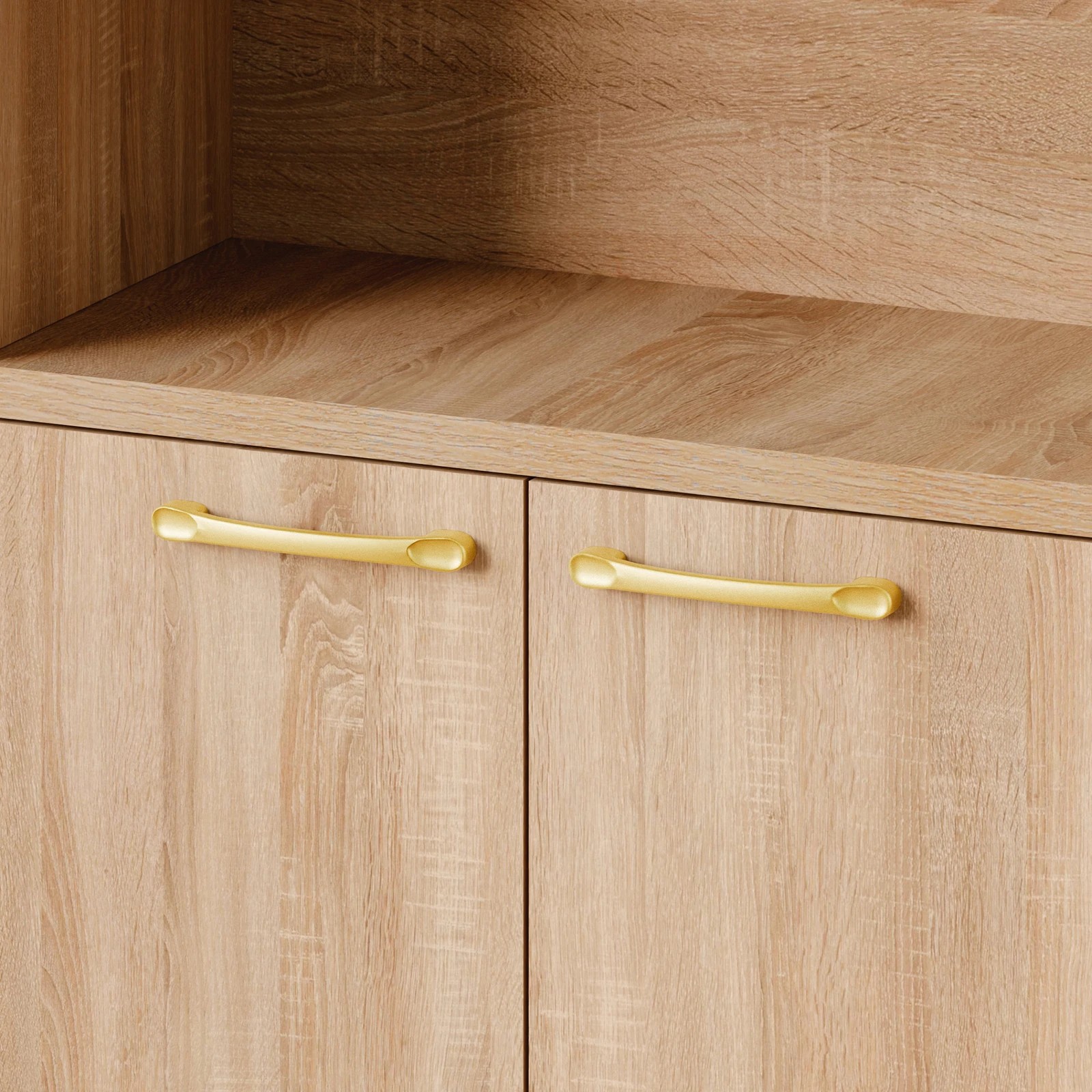 7 Alfordson Buffet Sideboard Cupboard Storage Cabinet Kitchen Pantry 190CM - Oak, 7 of 10