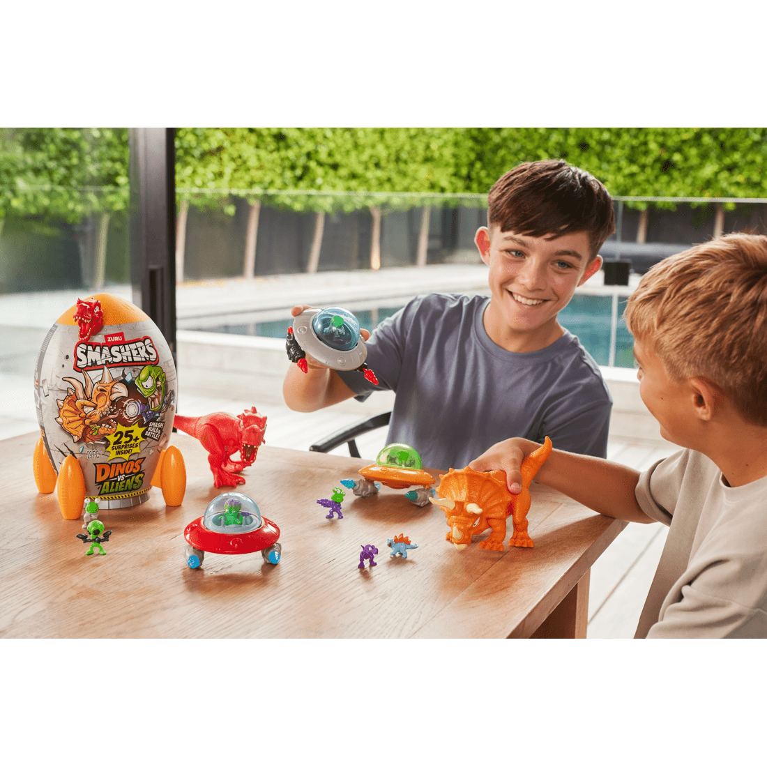 6 29 Piece Zuru Smashers Dinos vs Aliens - Assorted, 6 of 9