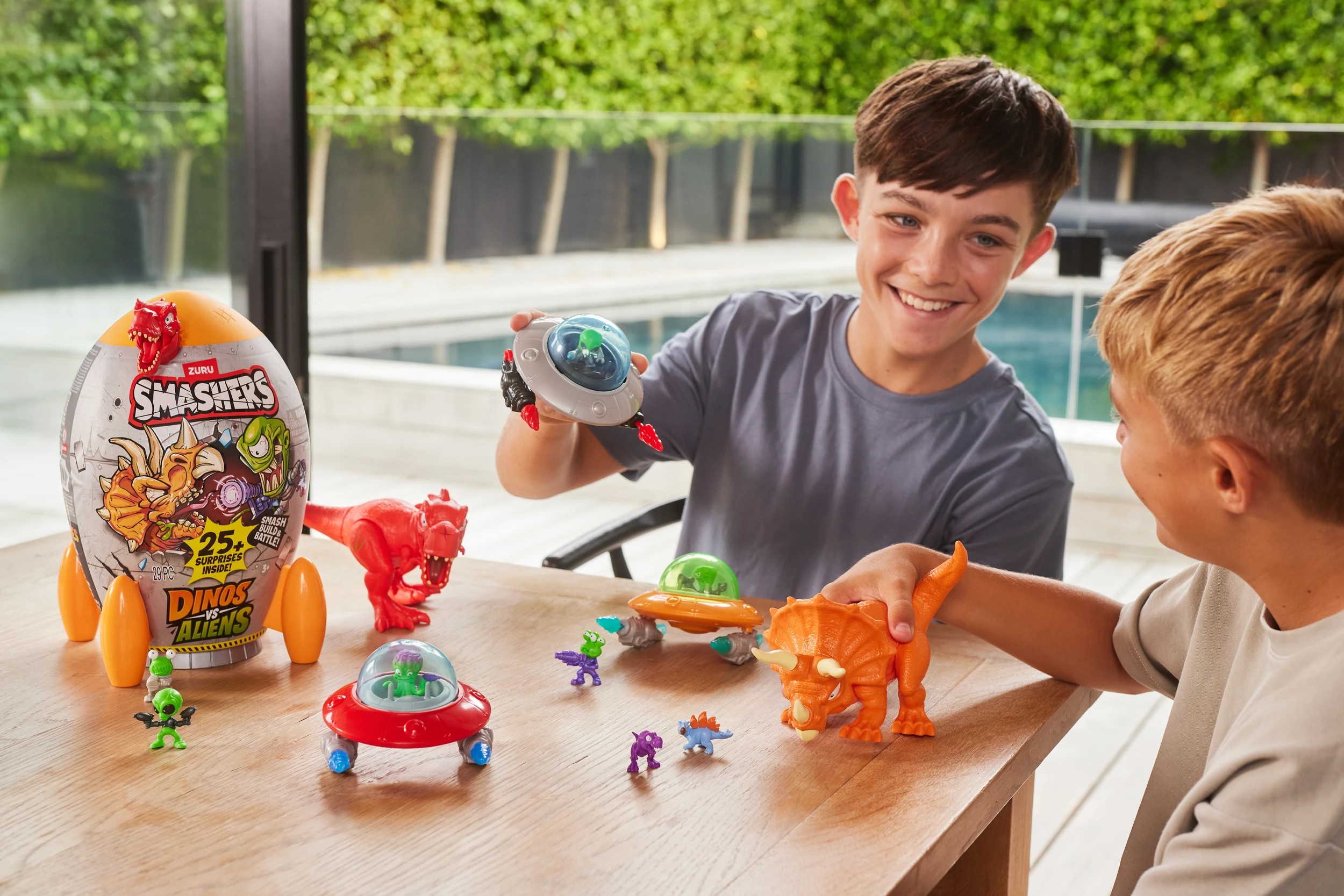 6 29 Piece Zuru Smashers Dinos vs Aliens - Assorted, 6 of 9