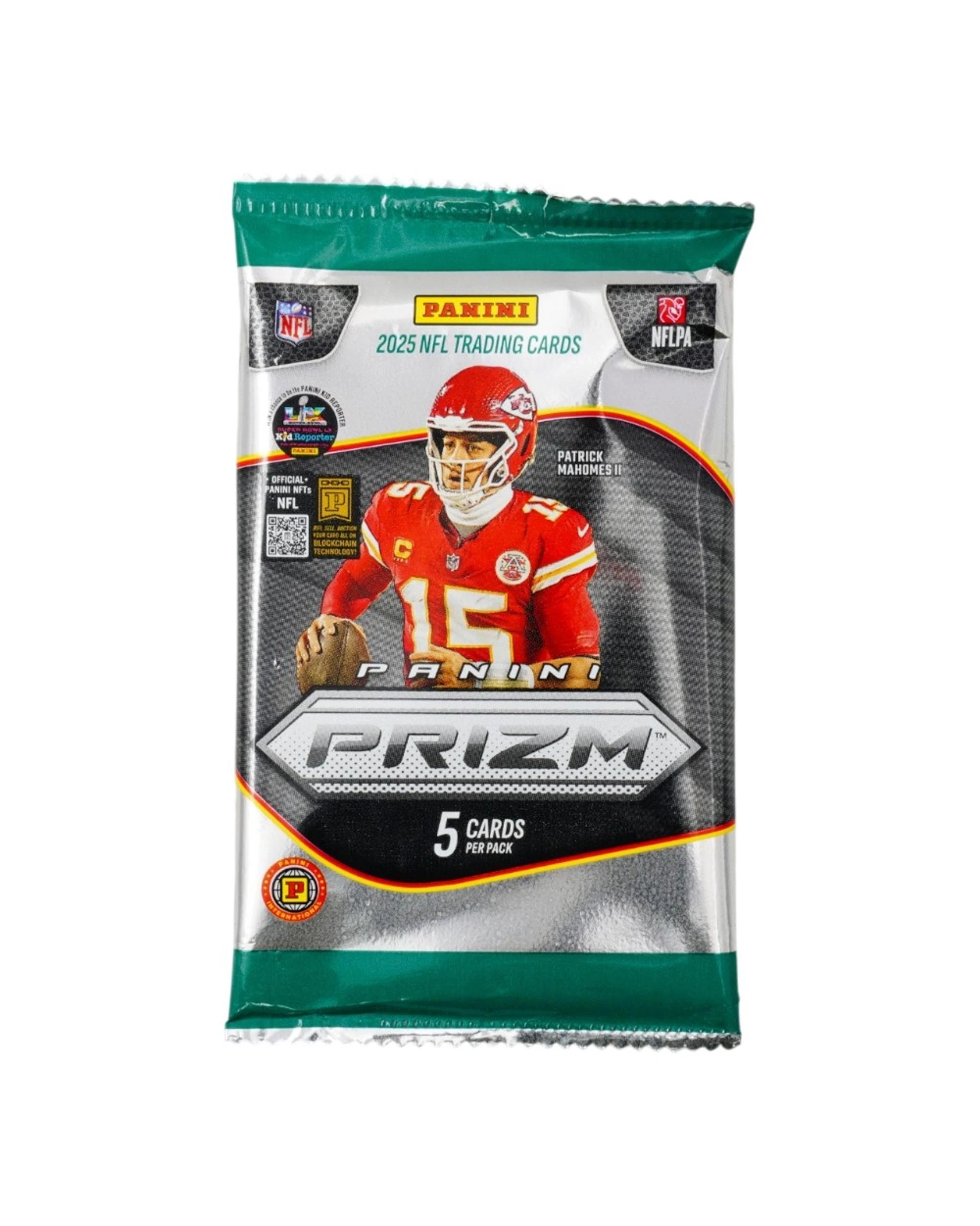 1 Panini NFL 2025 Prizm Football International Hobby Pack, 1 of 10