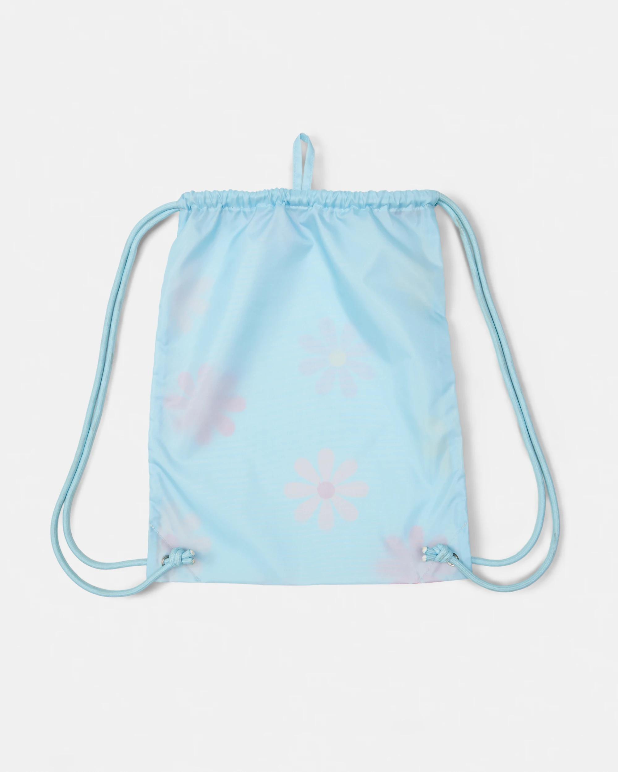 2 Drawstring Bag Blue Daisy, 2 of 6