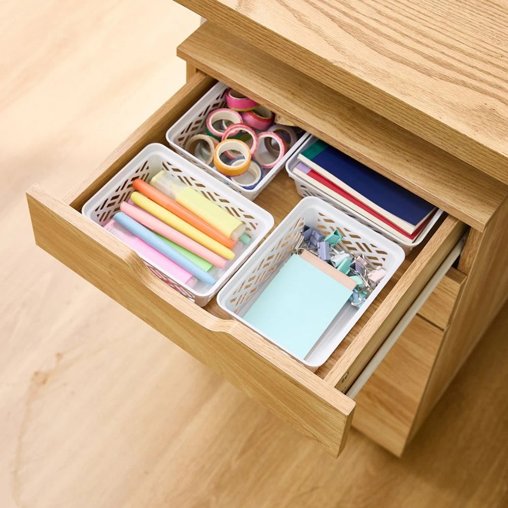 6 Keji Small Storage Tray 800mL 4 Pack White, 6 of 8