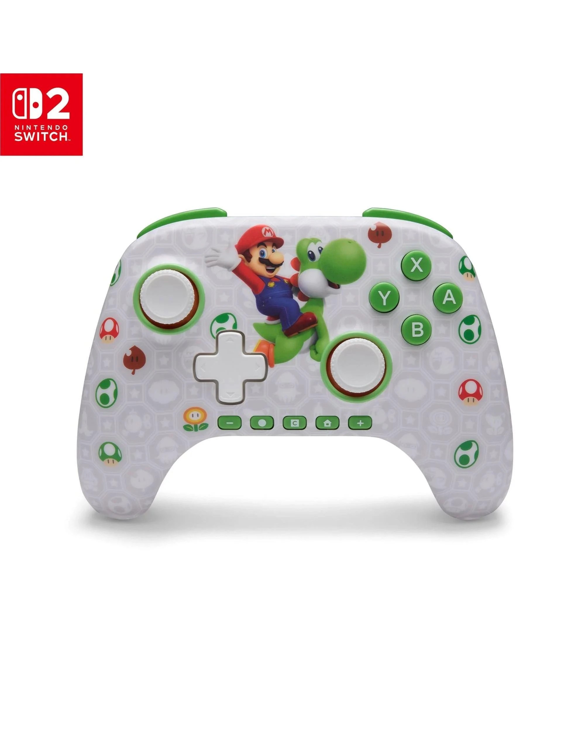 2 PowerA Advantage Wireless Controller for Nintendo Switch 2 - Mario and Yoshi, 2 of 10