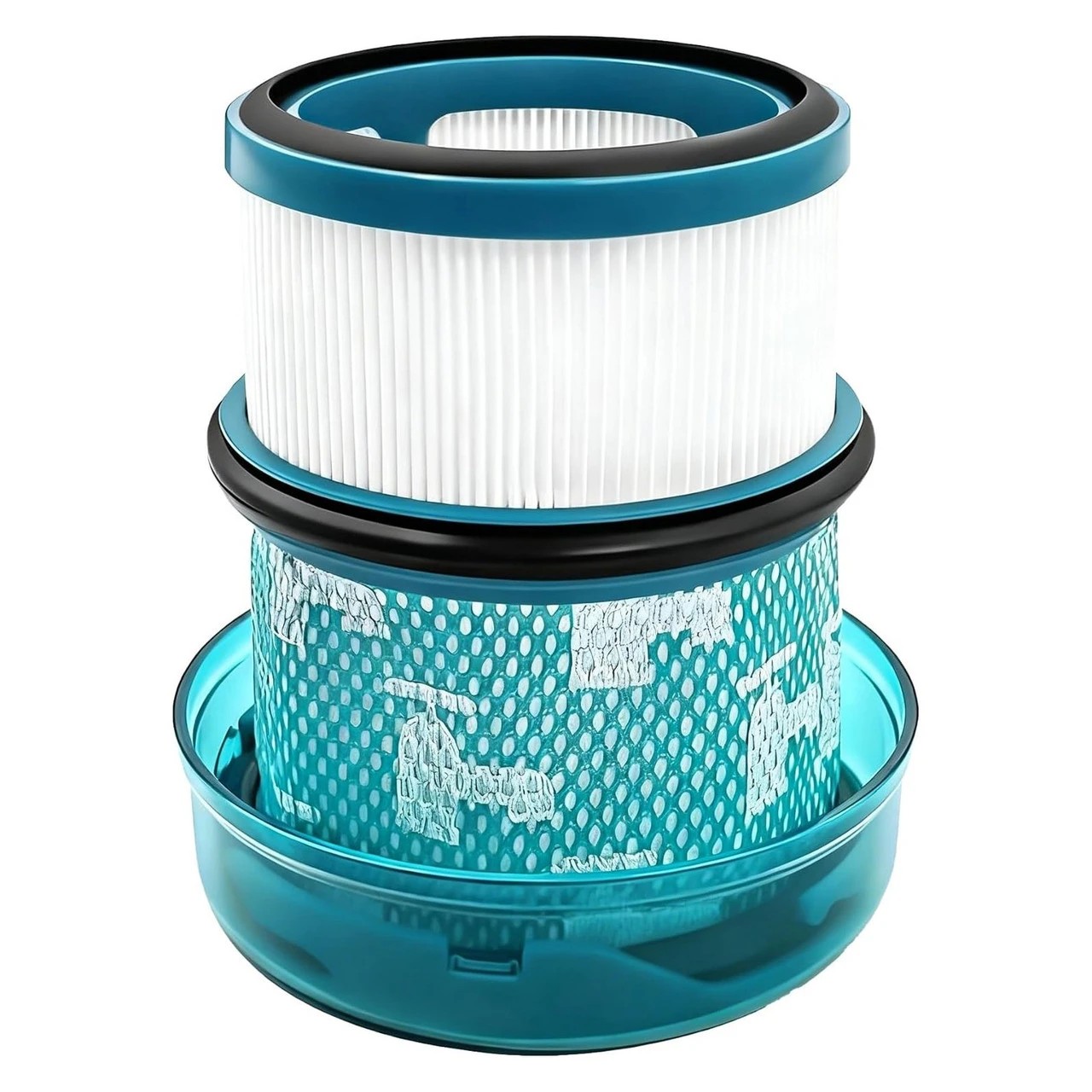3 Hygieia 2X HEPA Filter For Dyson V16 Piston Animal SV53/DS60 Cordless Vacuum Cleaners - Blue, 3 of 4
