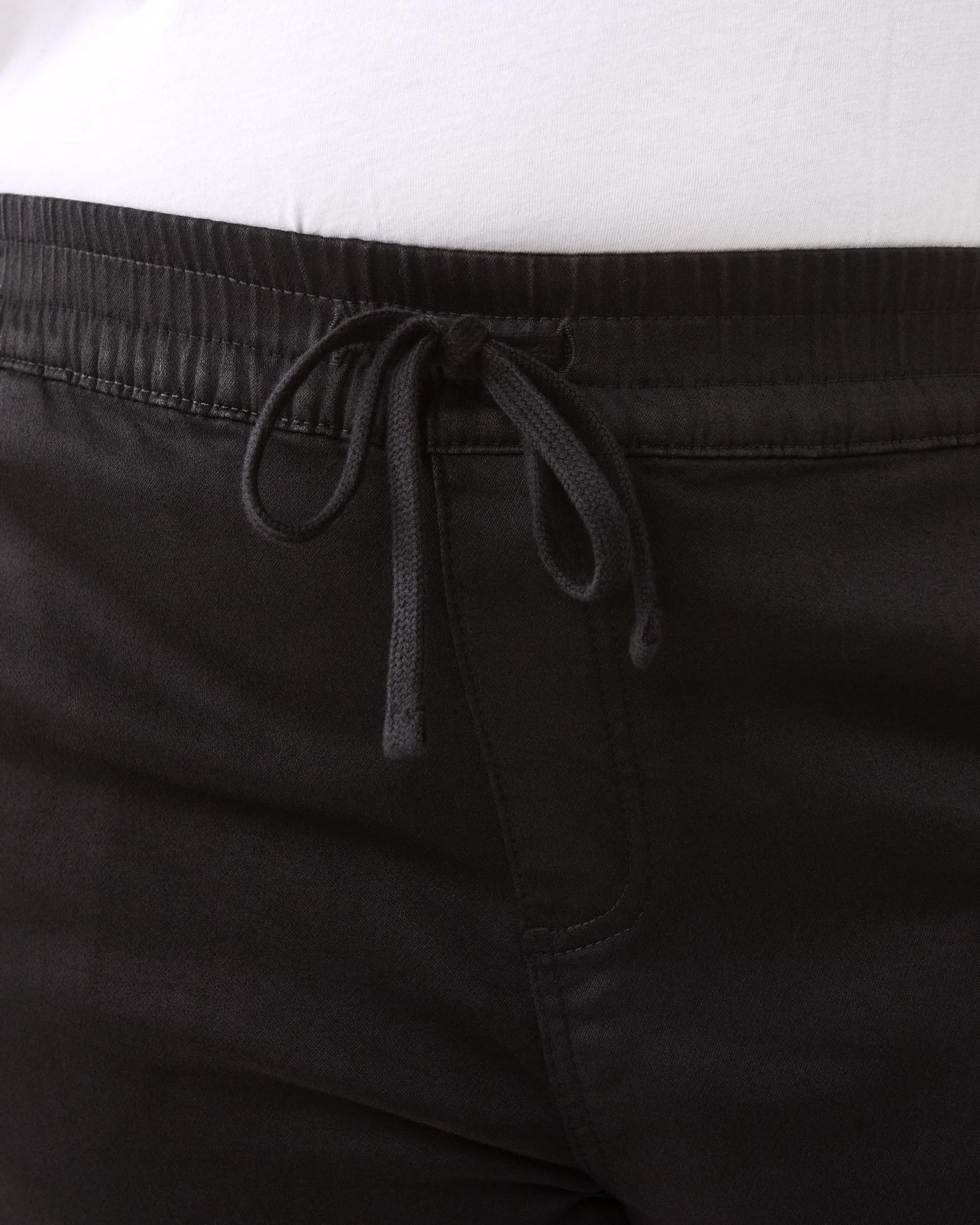 4 Curve Denim Joggers Black, 4 of 6