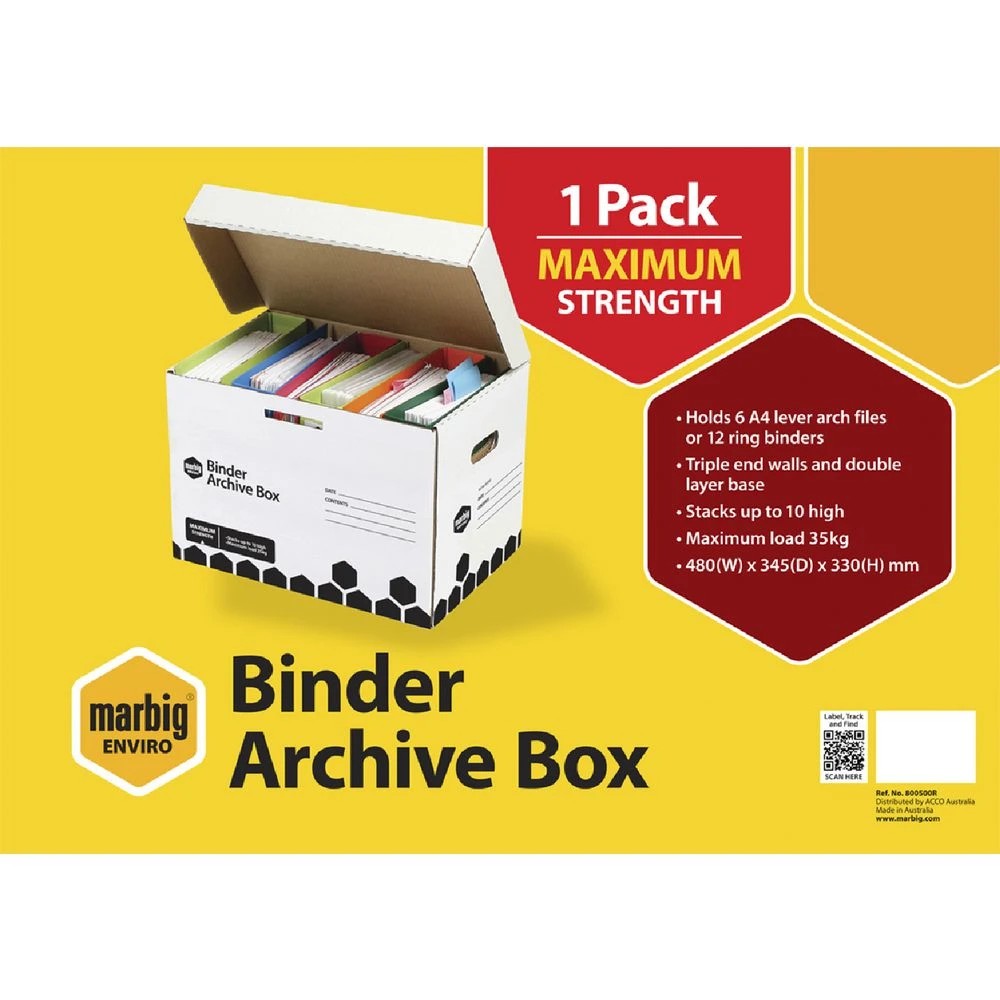 3 Marbig Super Strong Binder Archive Box, 3 of 3