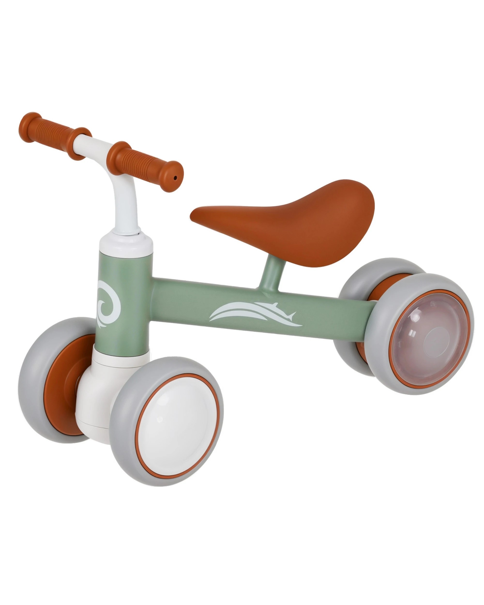 1 Advwin Baby Balance Bike w/Colorful Lighting Wheels Toddler No Pedal Push Bicycle Ride on Toy for 12-36 Month Green, 1 of 10