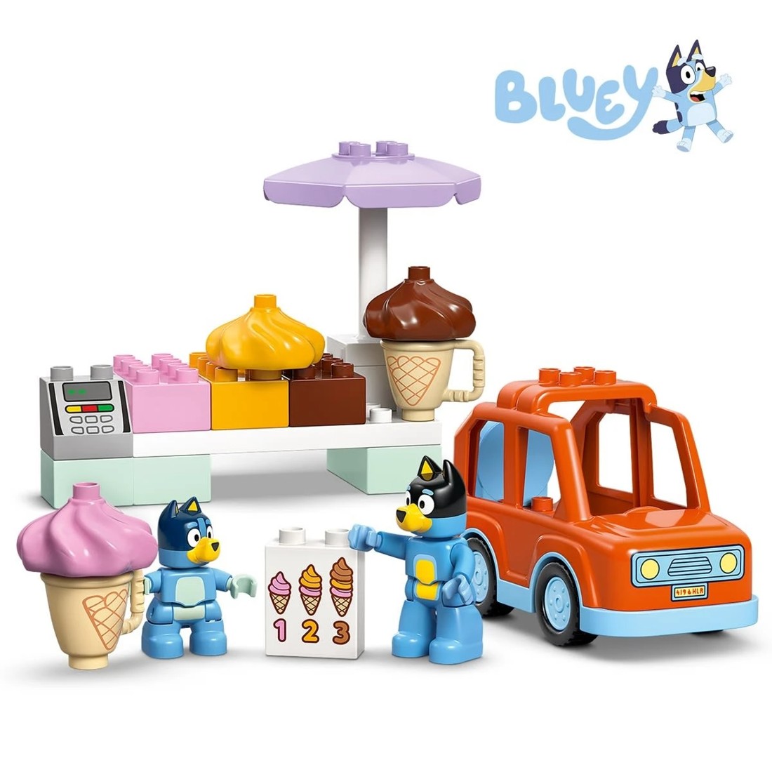 9 LEGO DUPLO Bluey Ice Cream Trip with Bluey 10458, 9 of 10