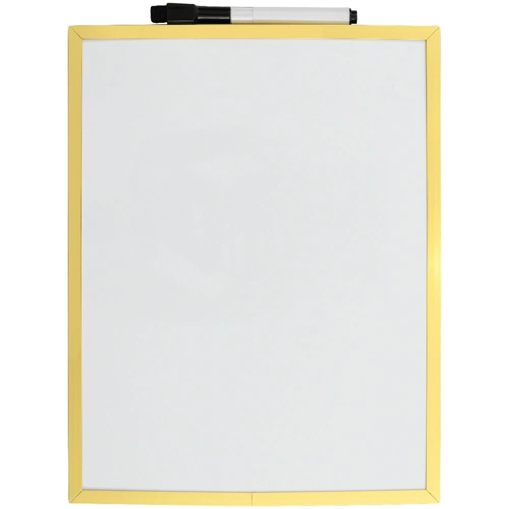 2 Otto Magnetic Whiteboard 21.5x27.9mm Gold Frame, 2 of 8
