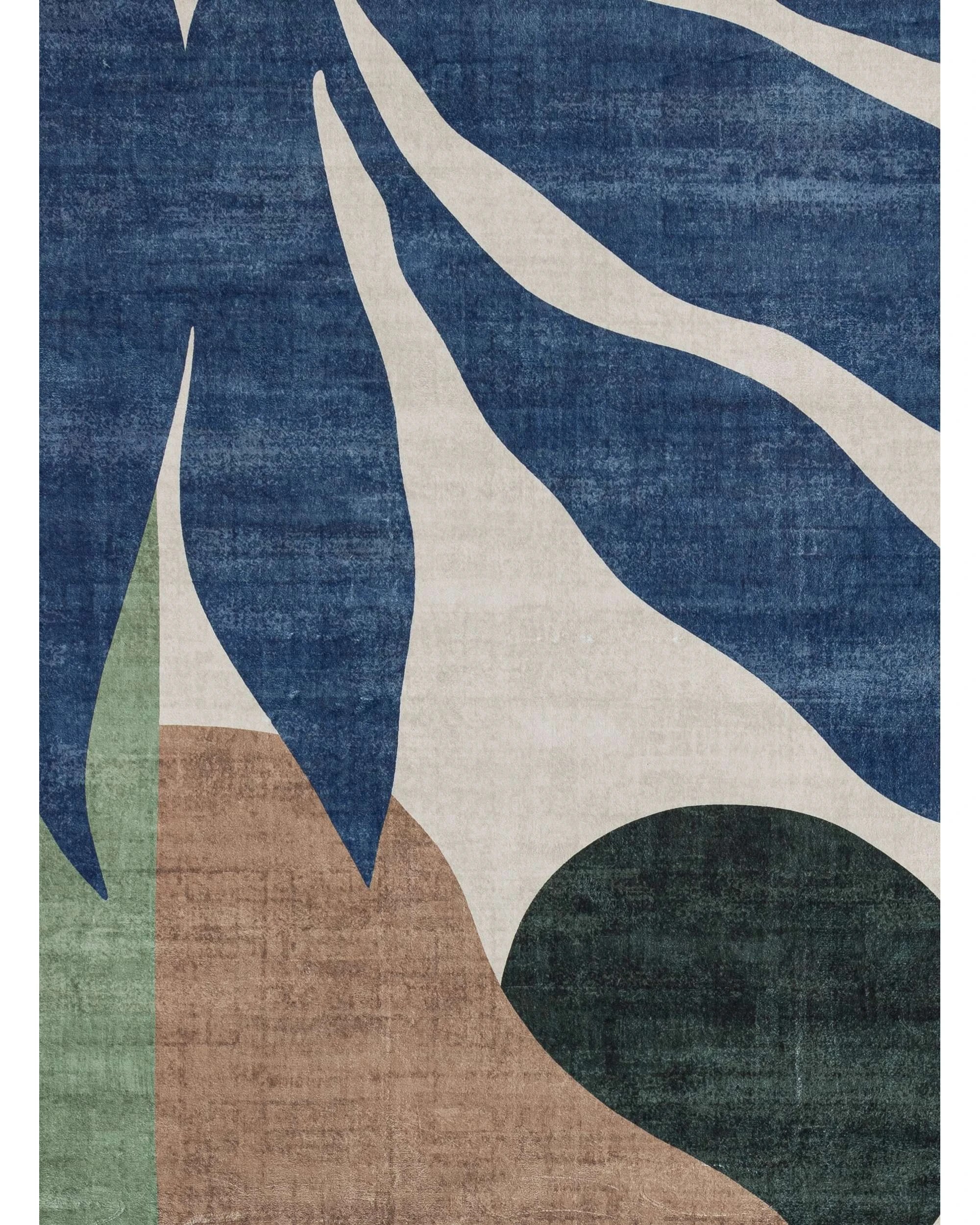 7 Loopsie Moreira Printed Washable Rug-290cm x 190cm - Brown, 7 of 8