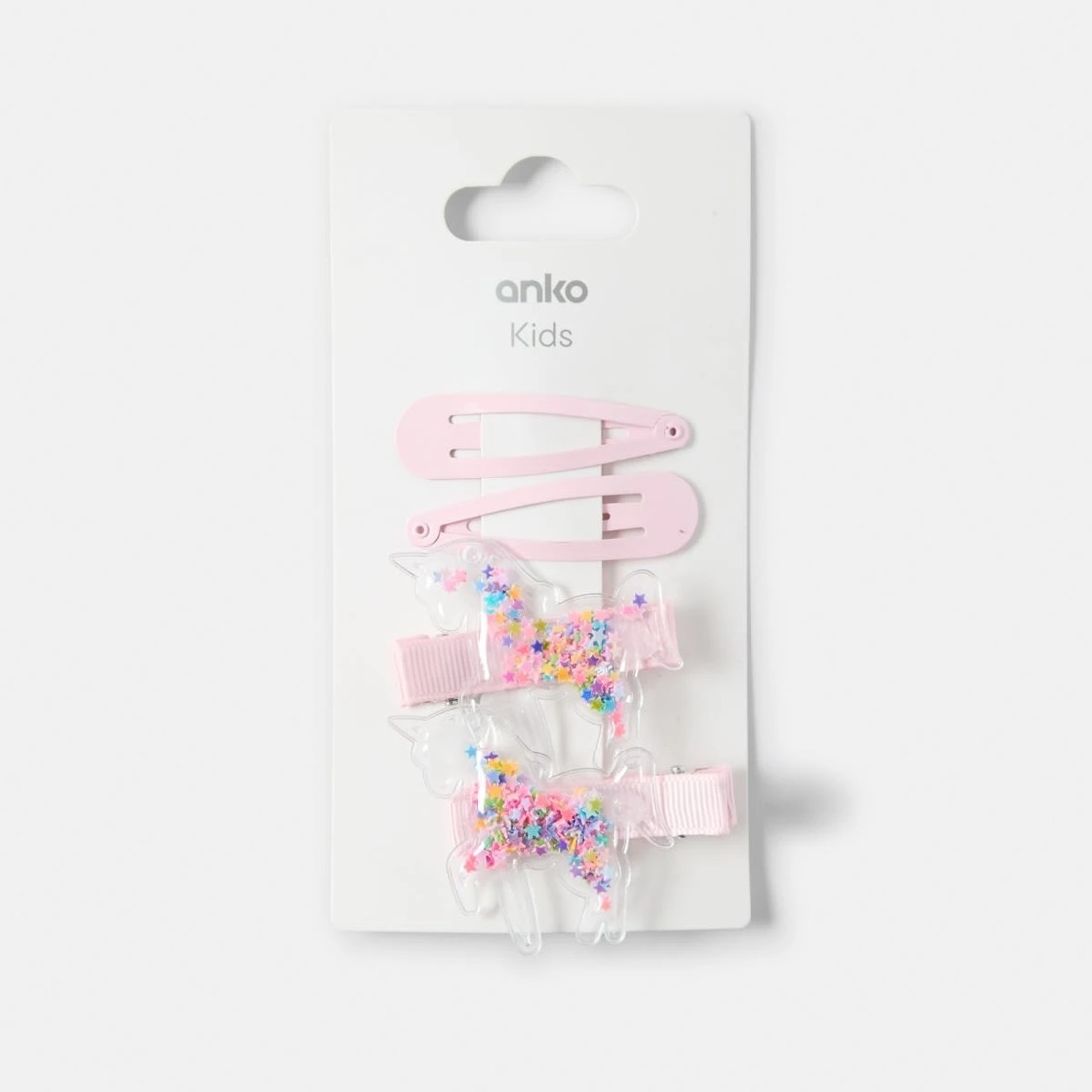 5 4 Pack Unicorn Shaker Hair Clips, 5 of 5