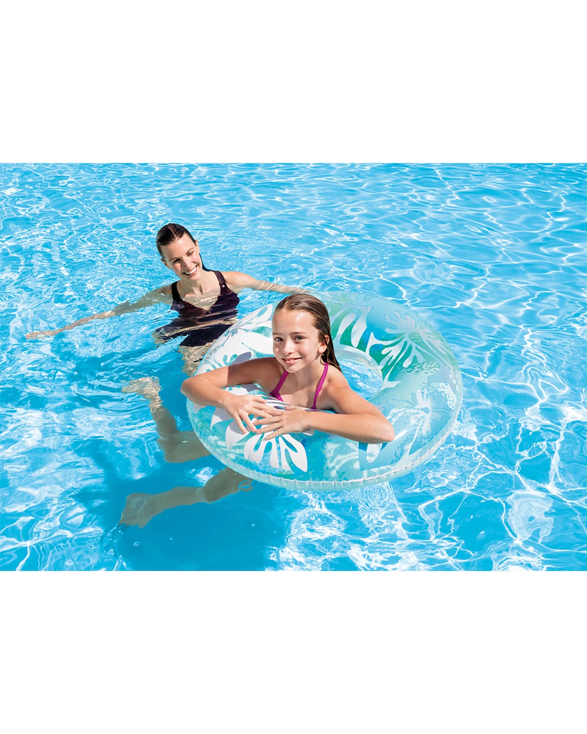 6 Intex Tropical Colour Inflatable Pool Swim Tube - Assorted, 6 of 8