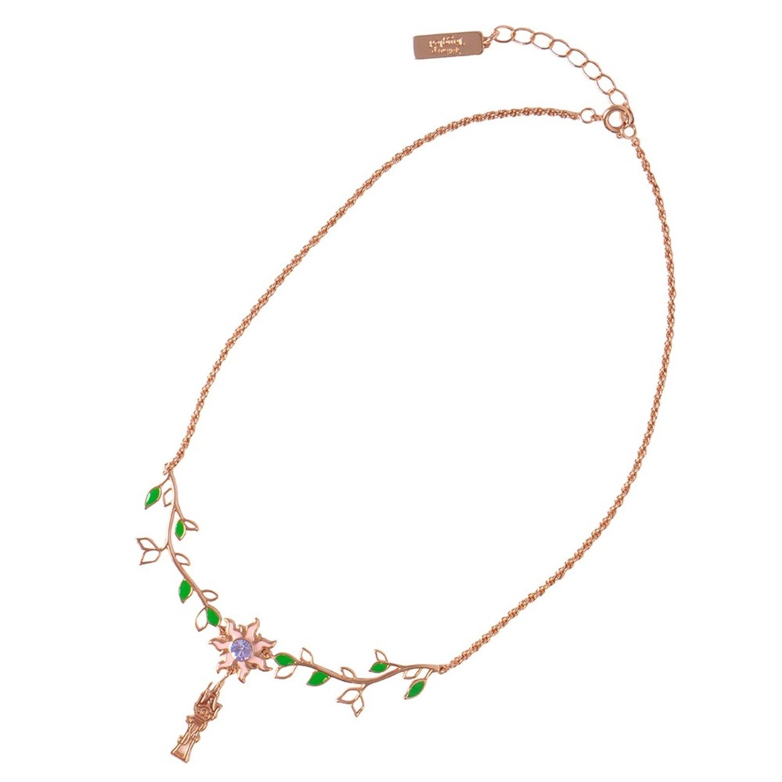 2 Disney - Tangled Tower Necklace - Rose Gold, 2 of 3