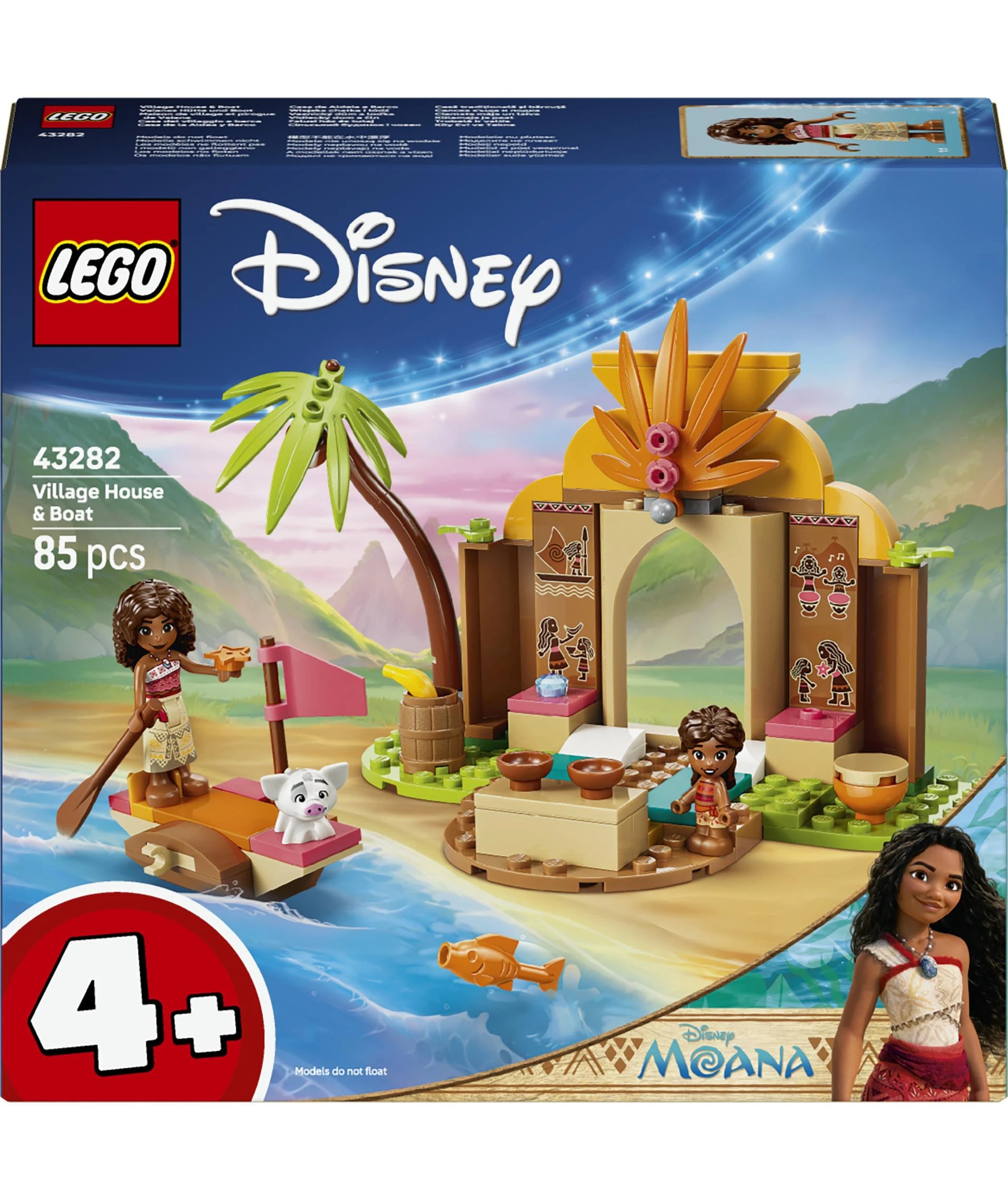 1 LEGO Disney Princess Village House & Boat 43282, 1 of 9