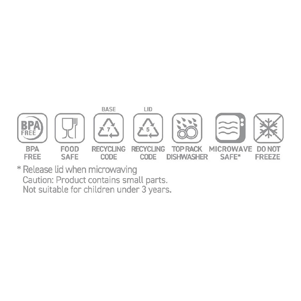 3 Smash Bento Eats Leakproof Lunchbox Blue/Green, 3 of 3