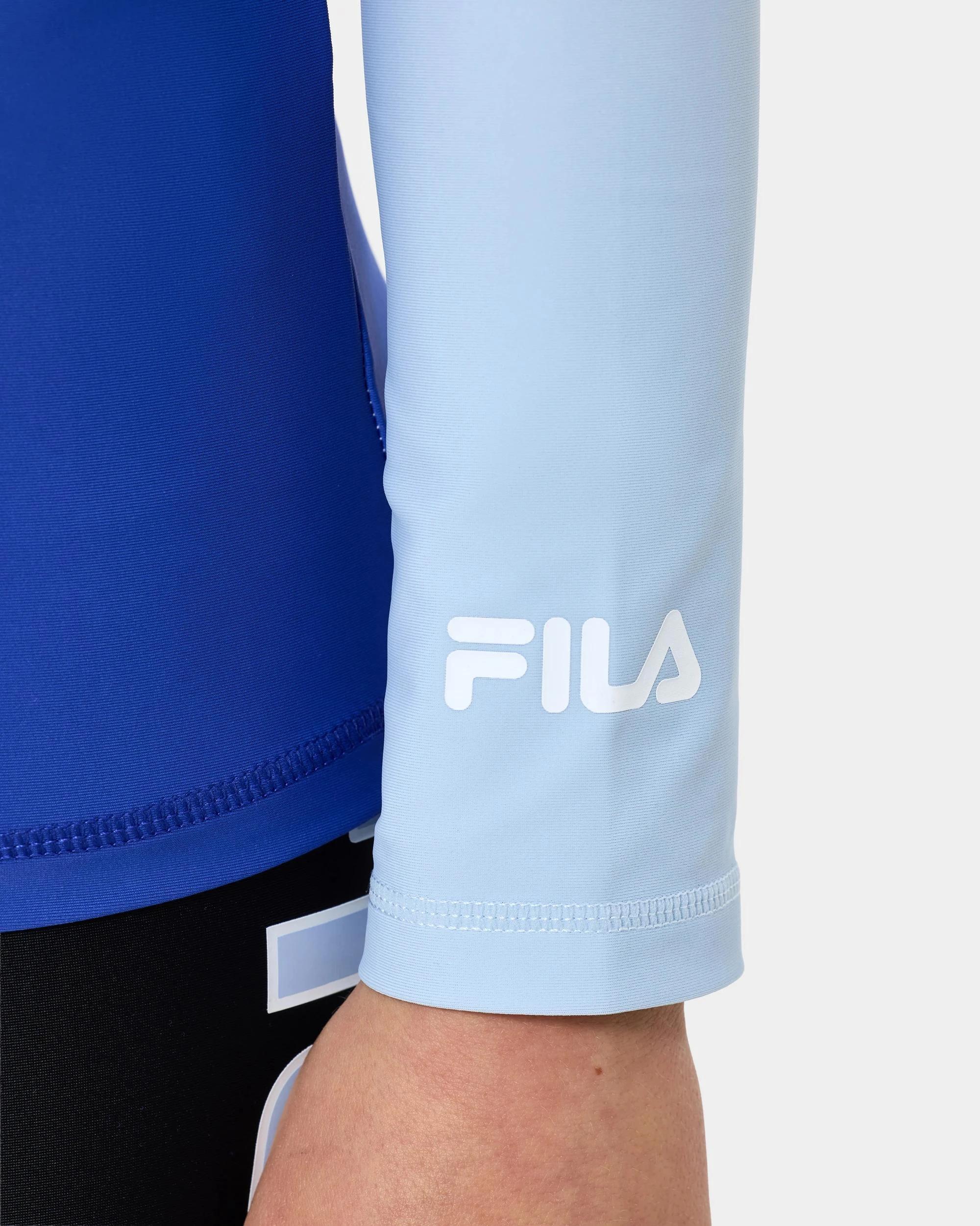 6 Fila Rocco Long Sleeve Swim Rashie BLUE, 6 of 7