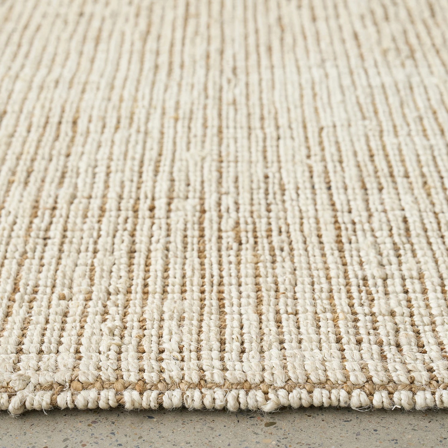5 Common Ground Rugs Cadence Marlo 400x80cm Runner - Large Hand Loomed Jute Rug - White, 5 of 6