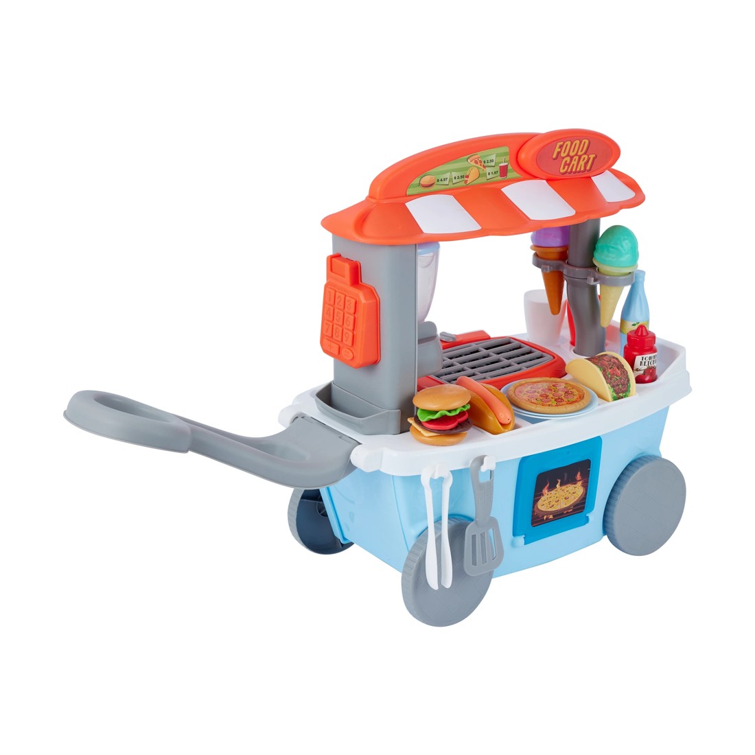 3 26 Piece Food Cart Toy, 3 of 10