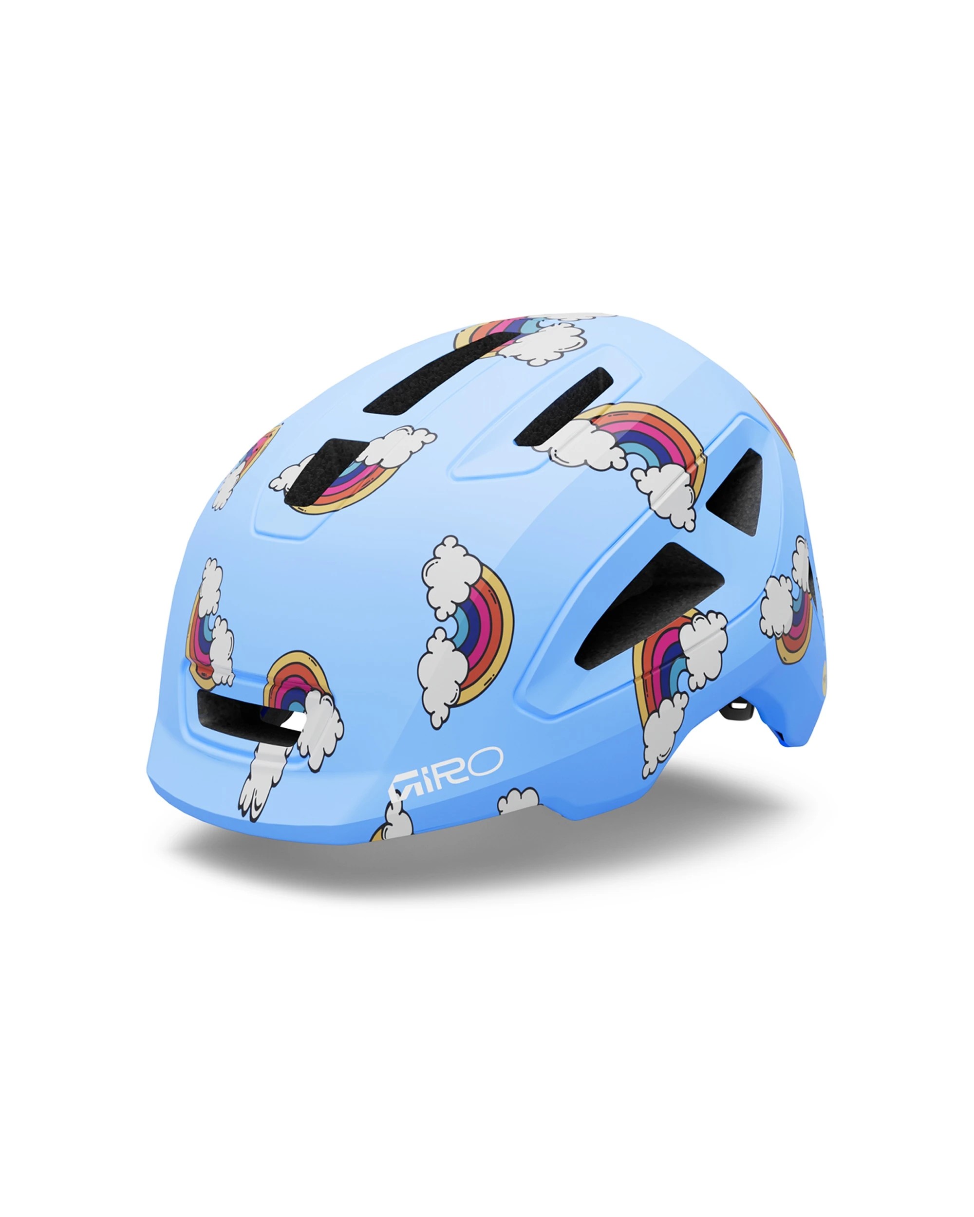 1 Giro Aus Scamp II Adjustable Fit Safety Helmet Rainbow S - Multi, 1 of 1