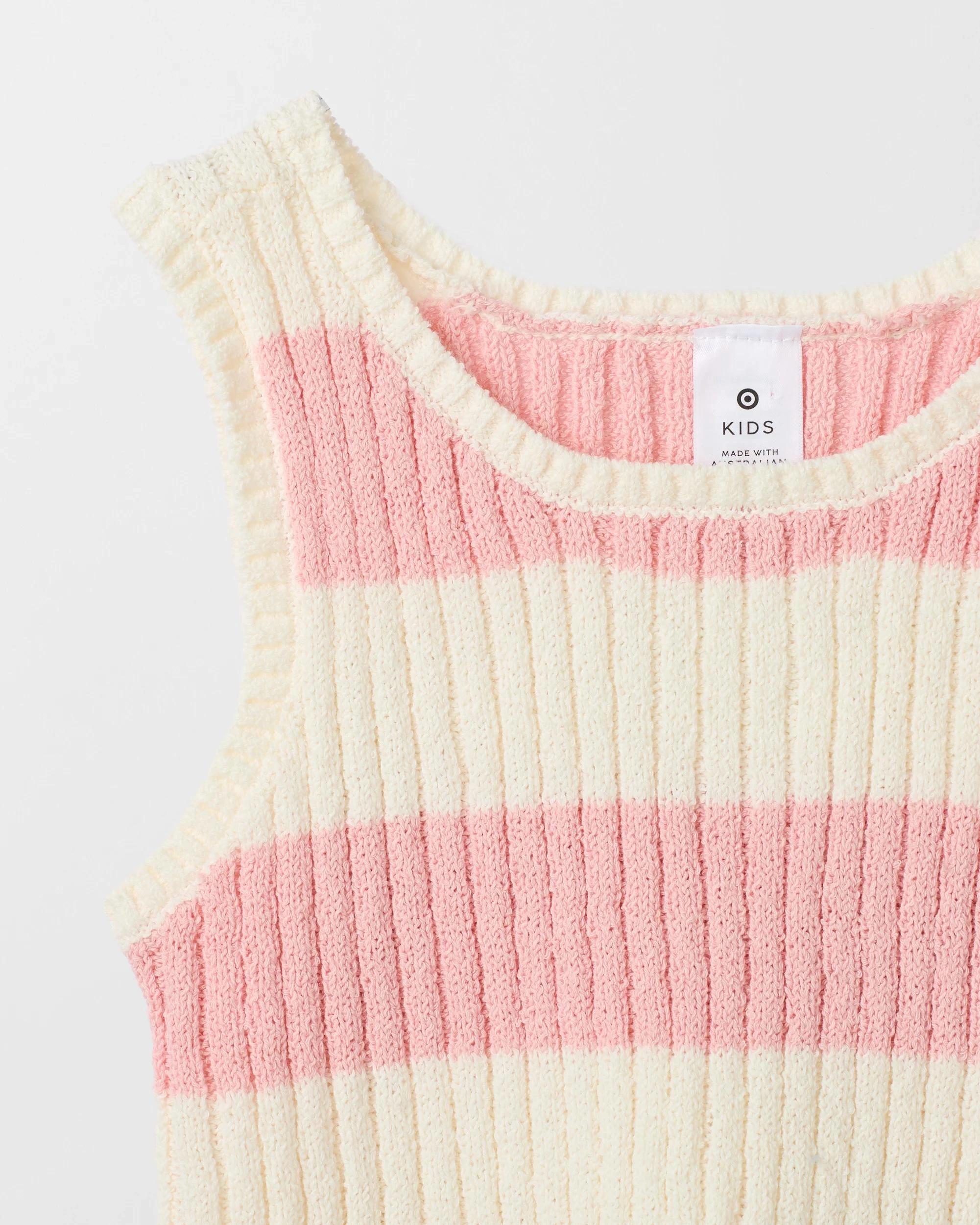 7 Target Australian Cotton Blend Knit Tank POWDER PINK, 7 of 7
