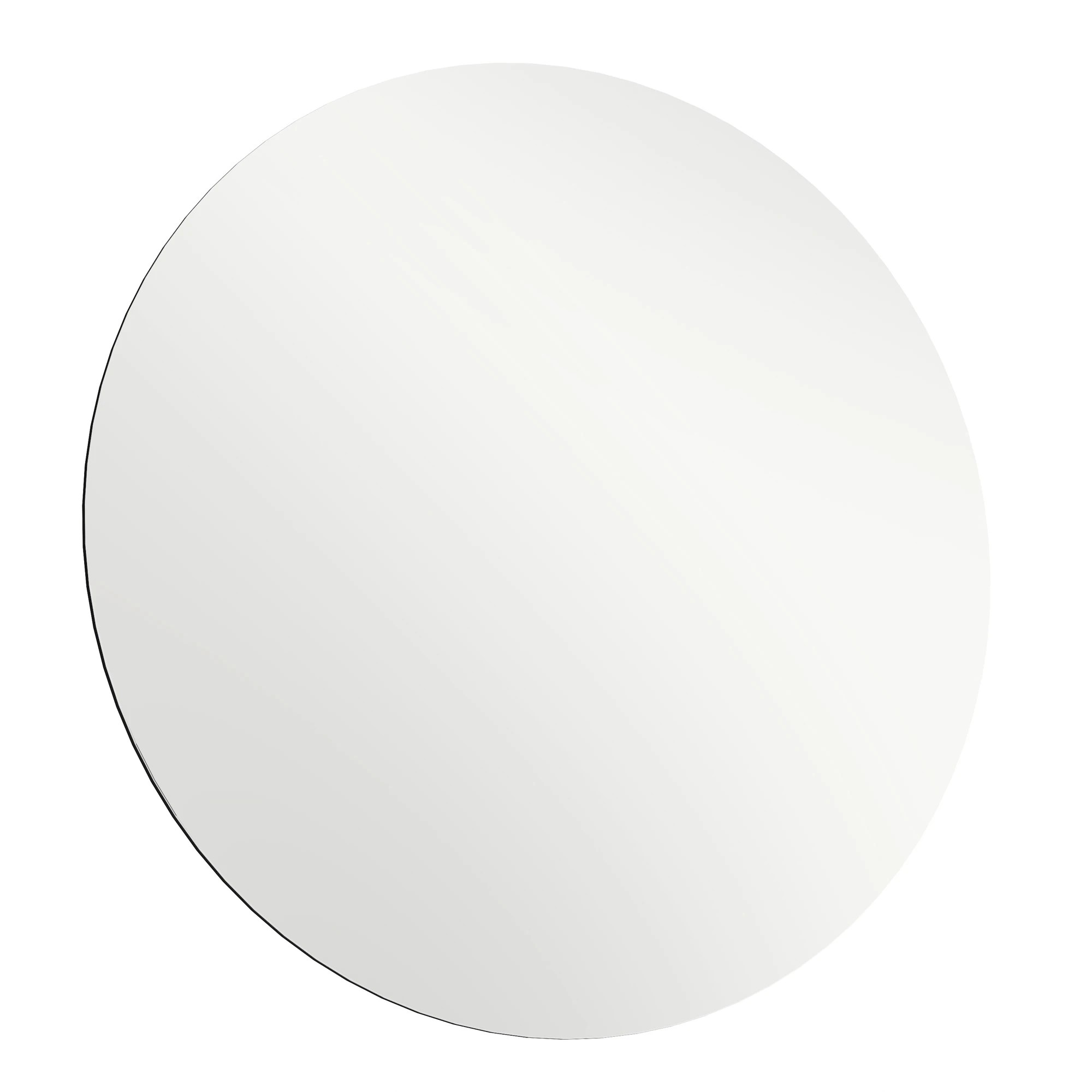 1 Yezi 50cm Self Adhesive Round Mirror Frameless, 1 of 9